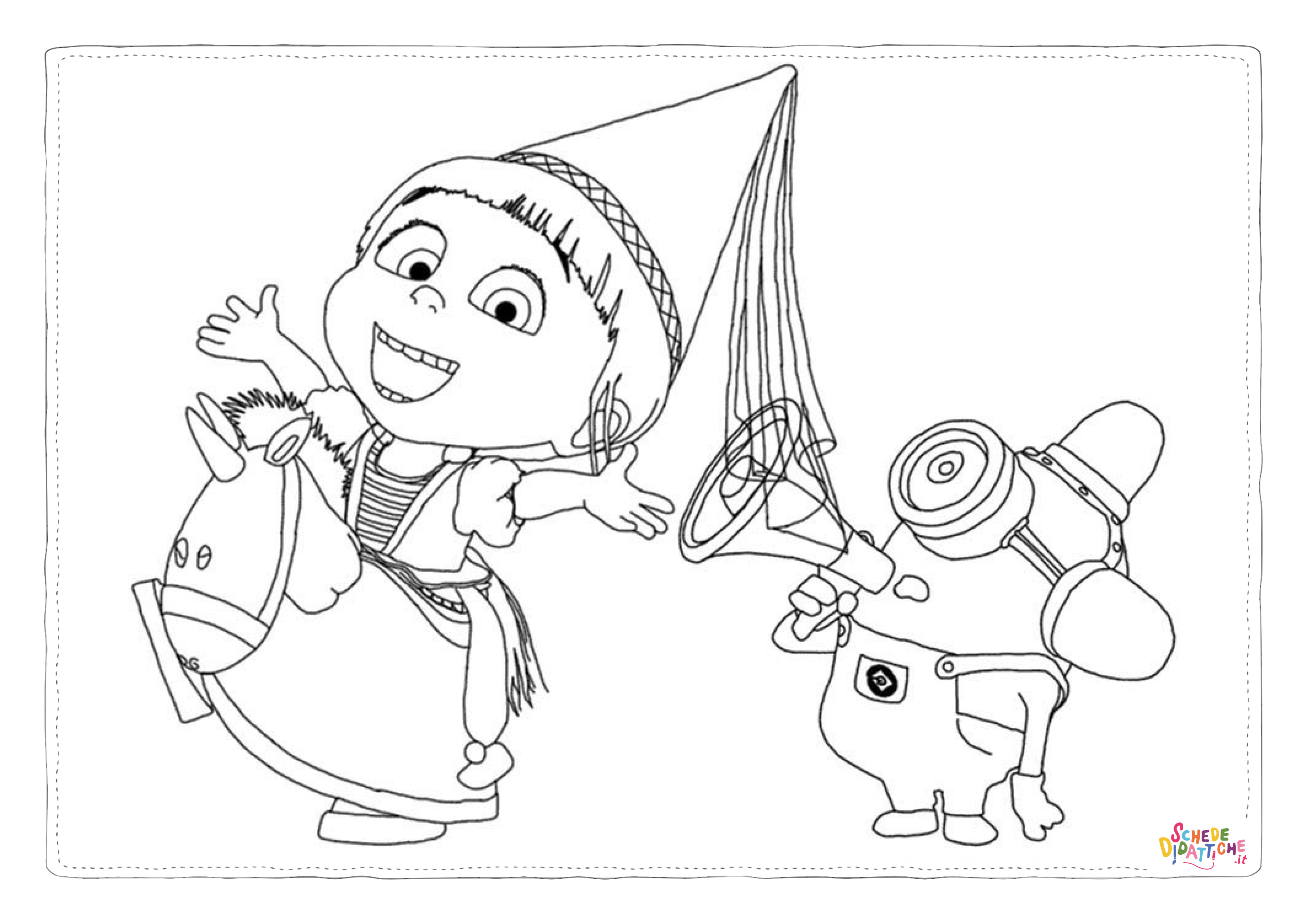 Disegno di Cattivissimo me - Minions da stampare e colorare 12