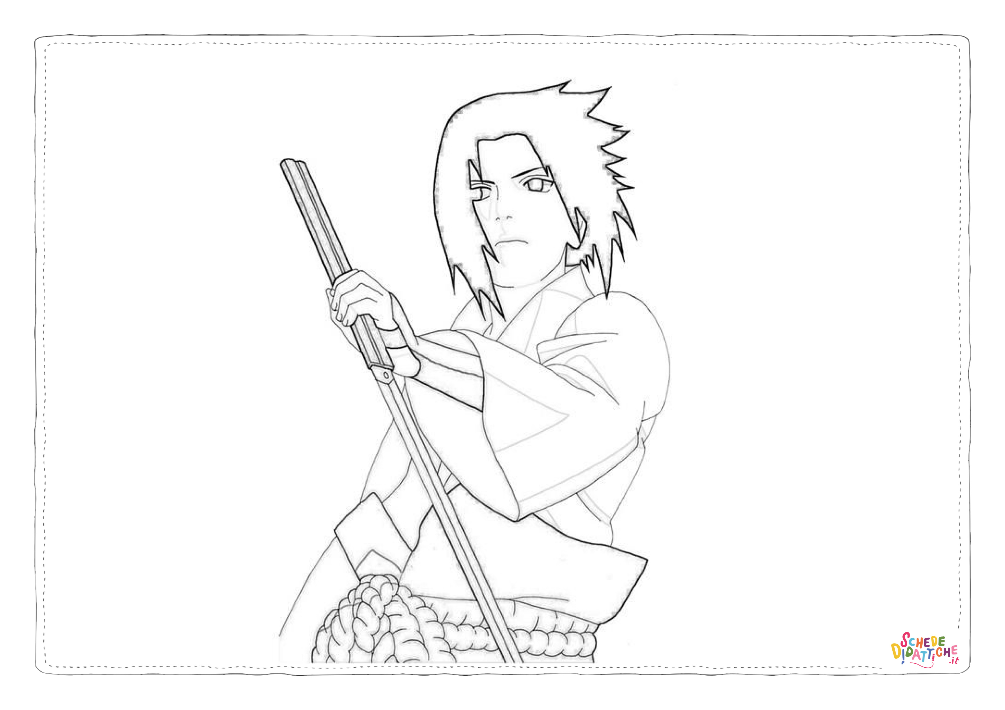 Disegno di Naruto da stampare e colorare 7
