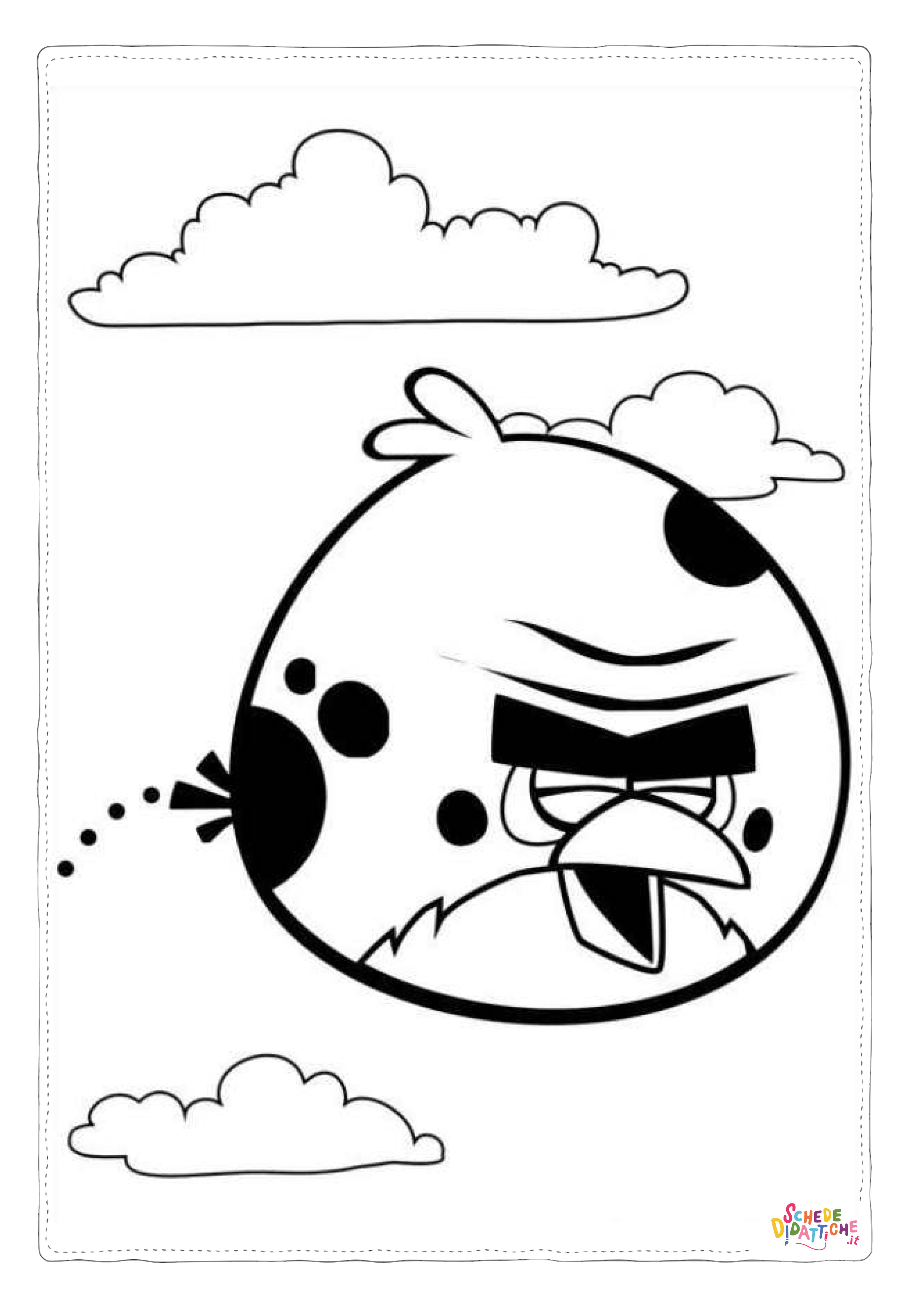 Disegno "Disegno di Angry birds da stampare e colorare 50" Disegno di Angry birds da stampare e colorare 50