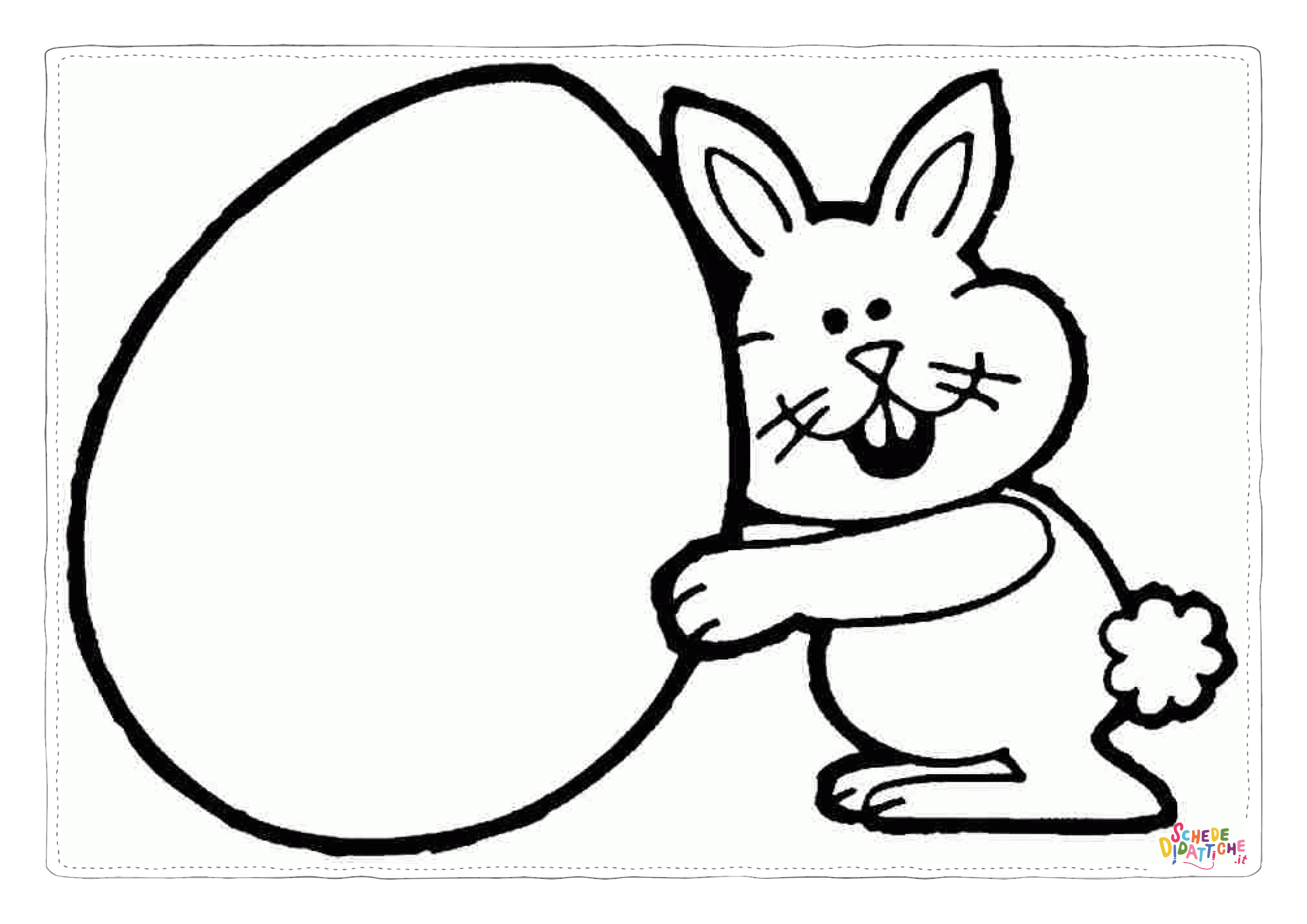 Disegno "Disegno di uovo di Pasqua da stampare e colorare 46" Disegno di uovo di Pasqua da stampare e colorare 46