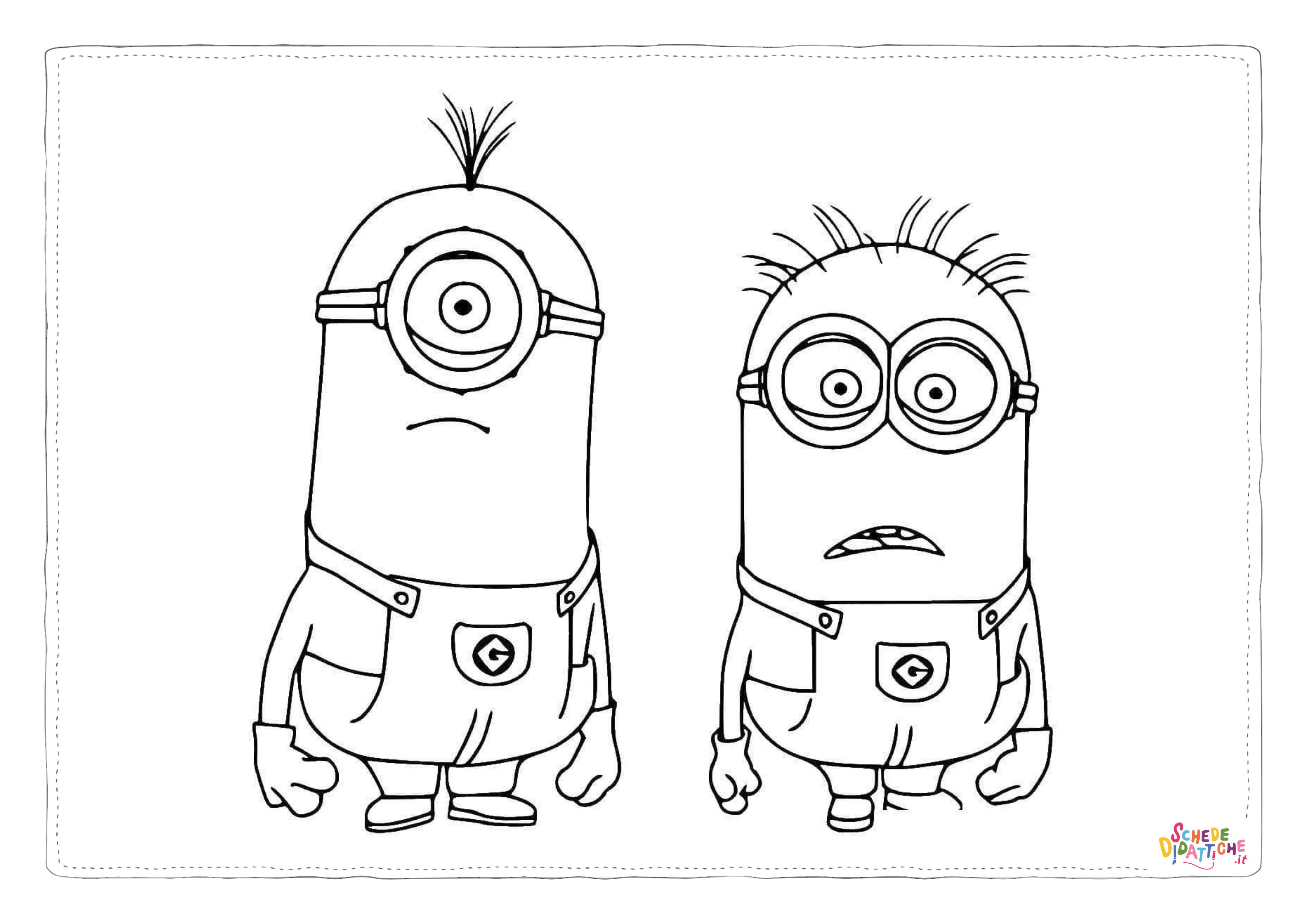Disegno "Disegno di Cattivissimo me - Minions da stampare e colorare 61" Disegno di Cattivissimo me - Minions da stampare e colorare 61