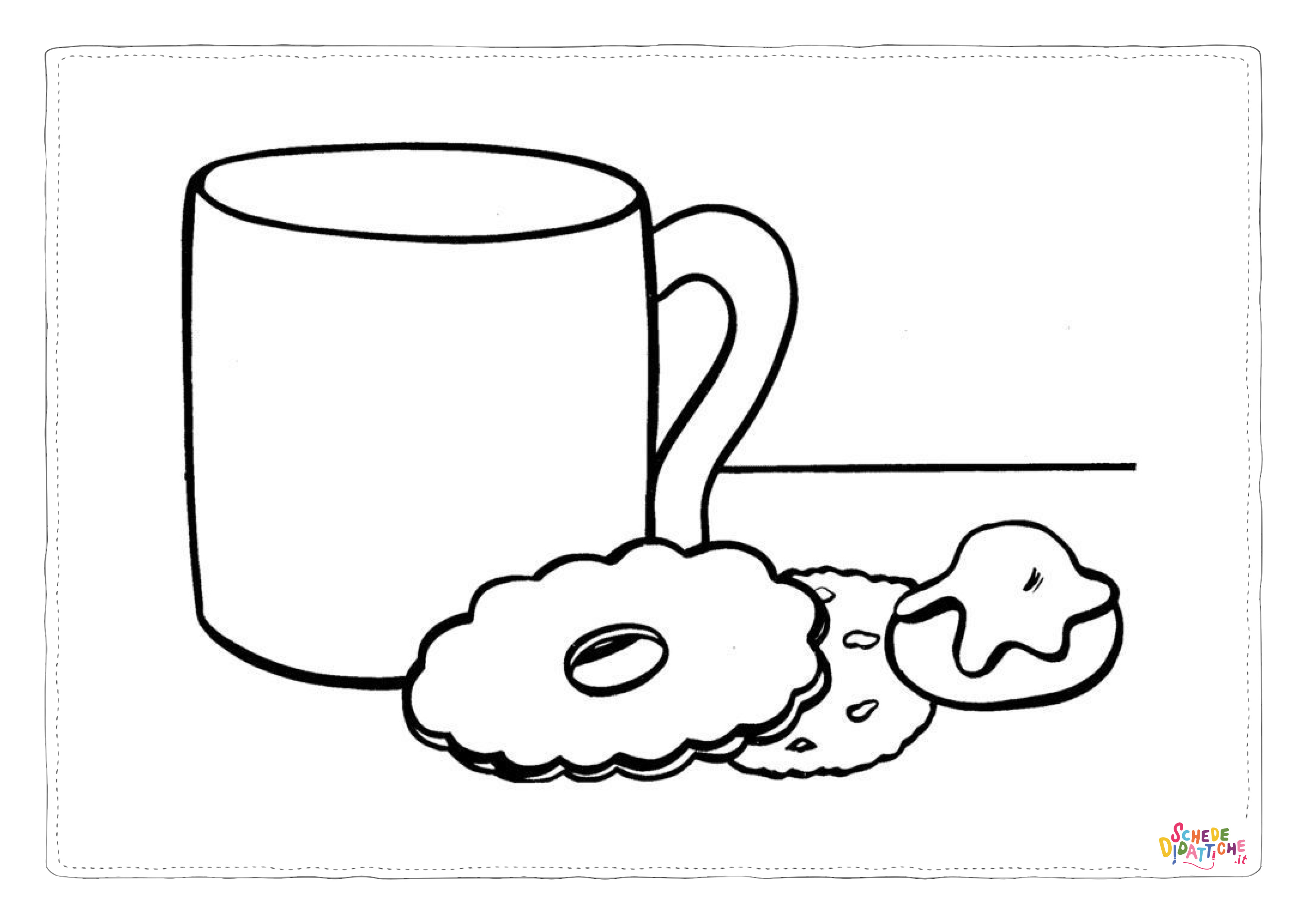 Disegno di colazione da stampare e colorare 39