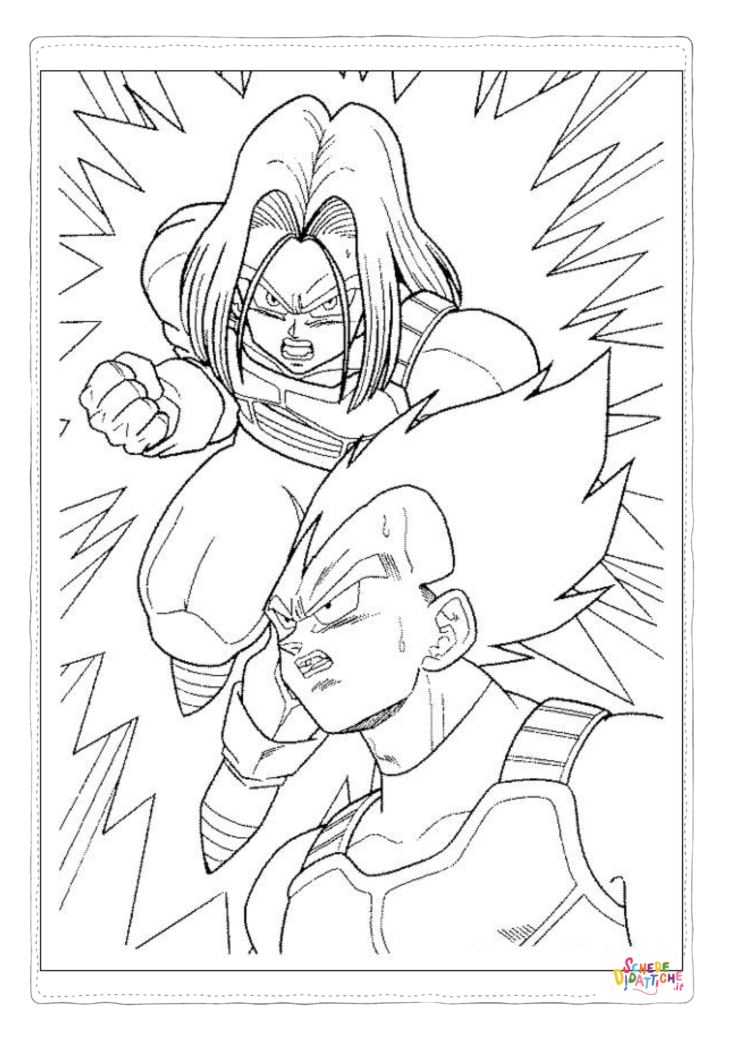 Disegno "Disegno di Dragon Ball da stampare e colorare 76" Disegno di Dragon Ball da stampare e colorare 76