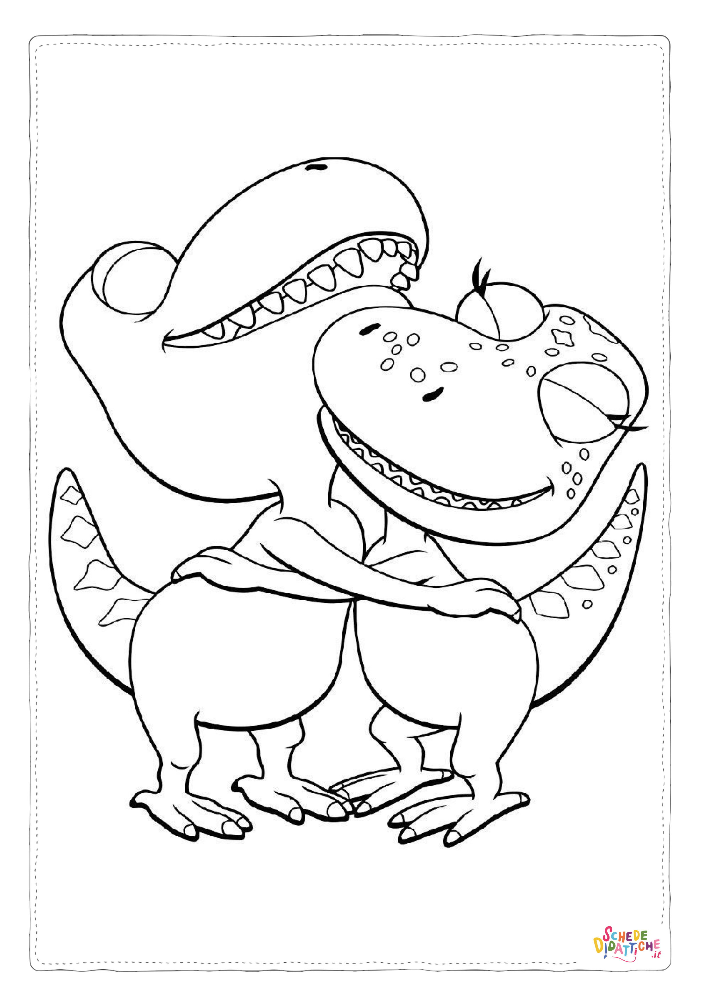 Disegno "Disegno di Apatosauro da stampare e colorare 11" Disegno di Apatosauro da stampare e colorare 11