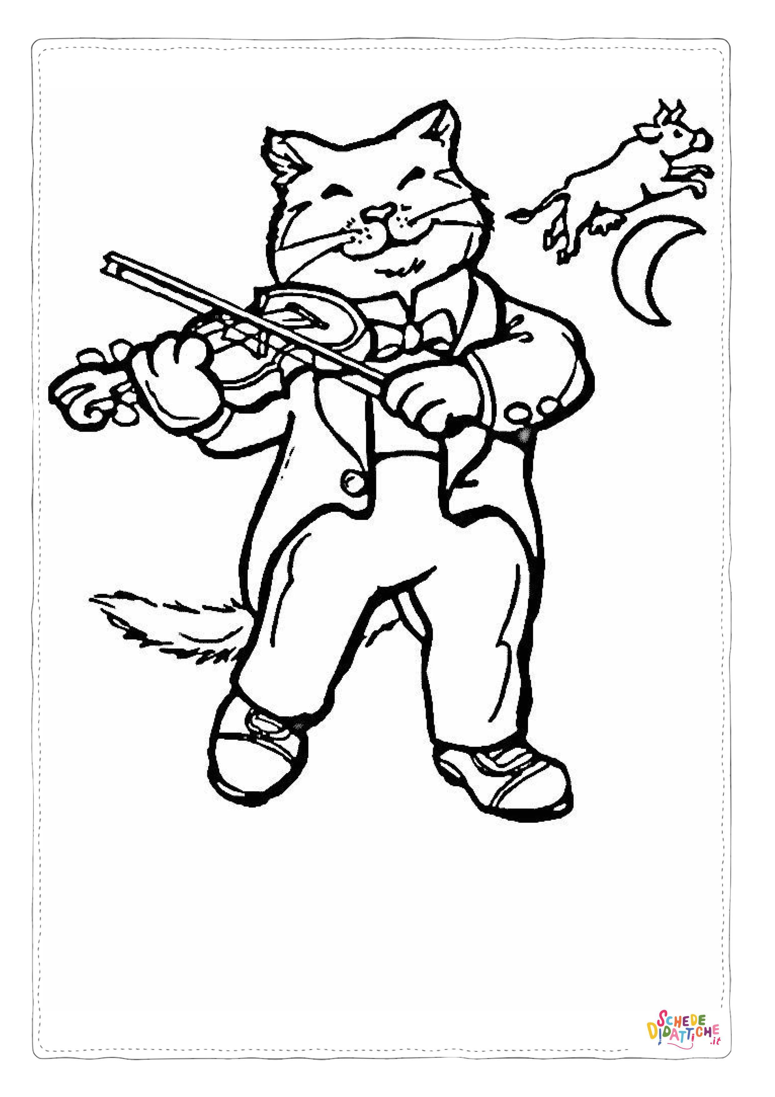 Disegno di musicista da stampare e colorare 16