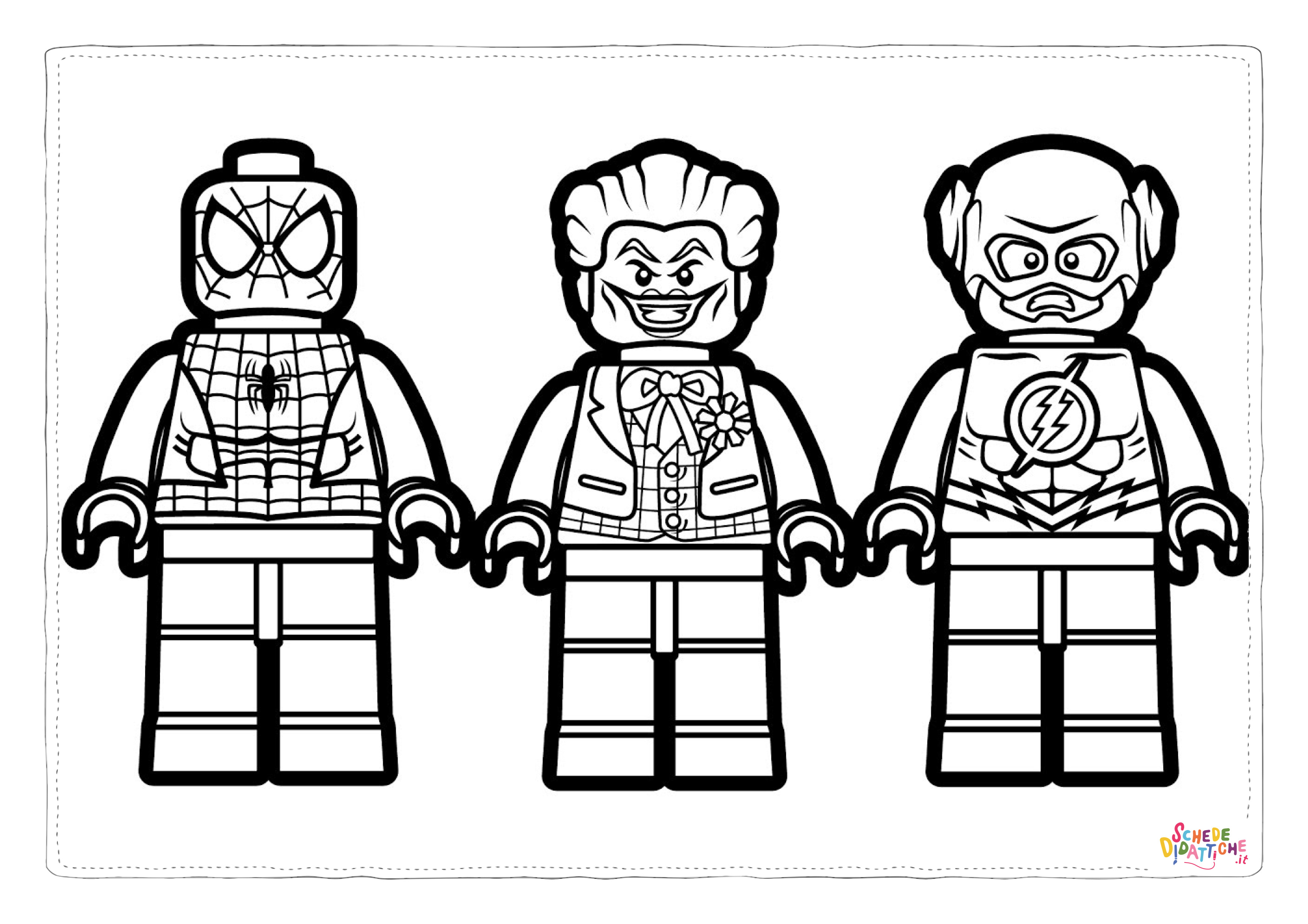 Disegno di LEGO Justice League da stampare e colorare 8