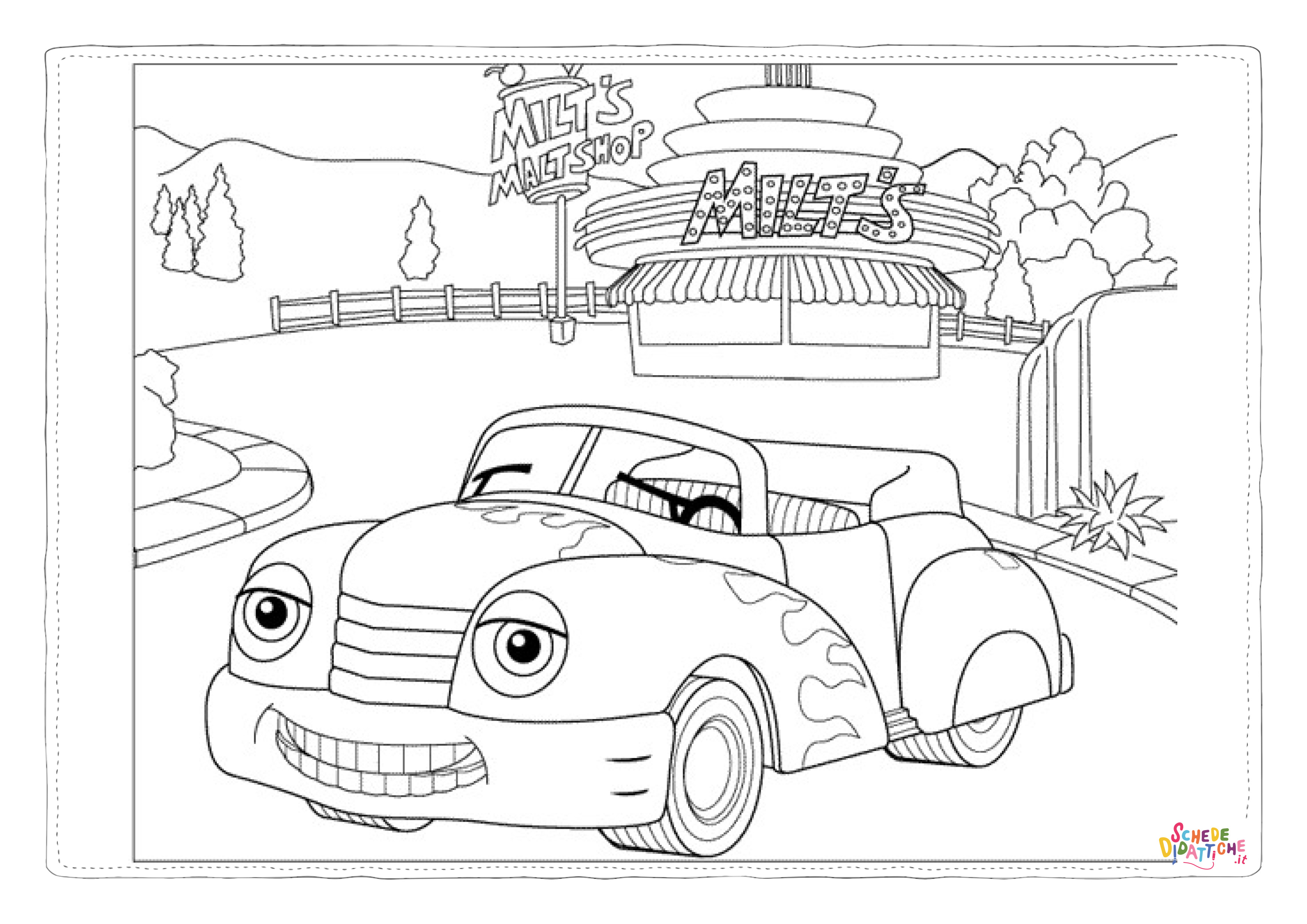 Disegno "Disegno di Cars da stampare e colorare 67" Disegno di Cars da stampare e colorare 67