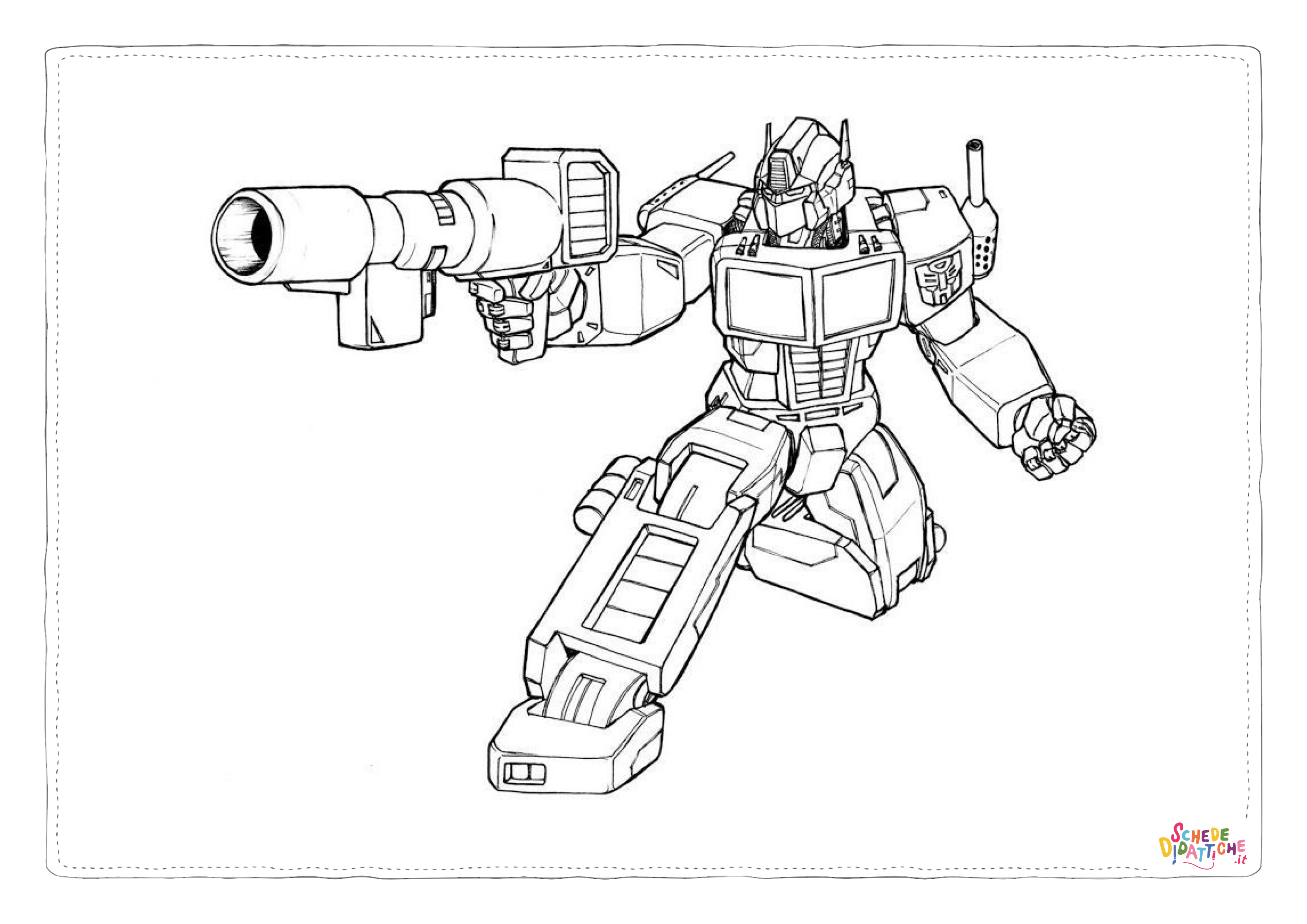 Disegno "Disegno di Transformers da stampare e colorare 84" Disegno di Transformers da stampare e colorare 84