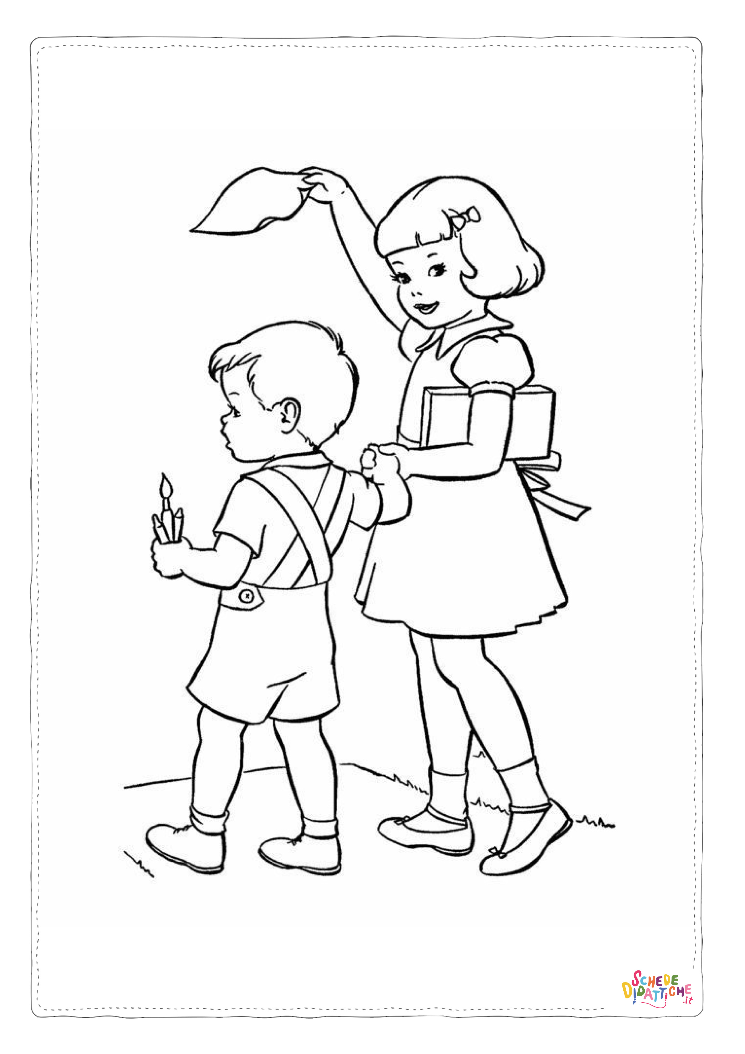 Disegno di scuola da stampare e colorare 5