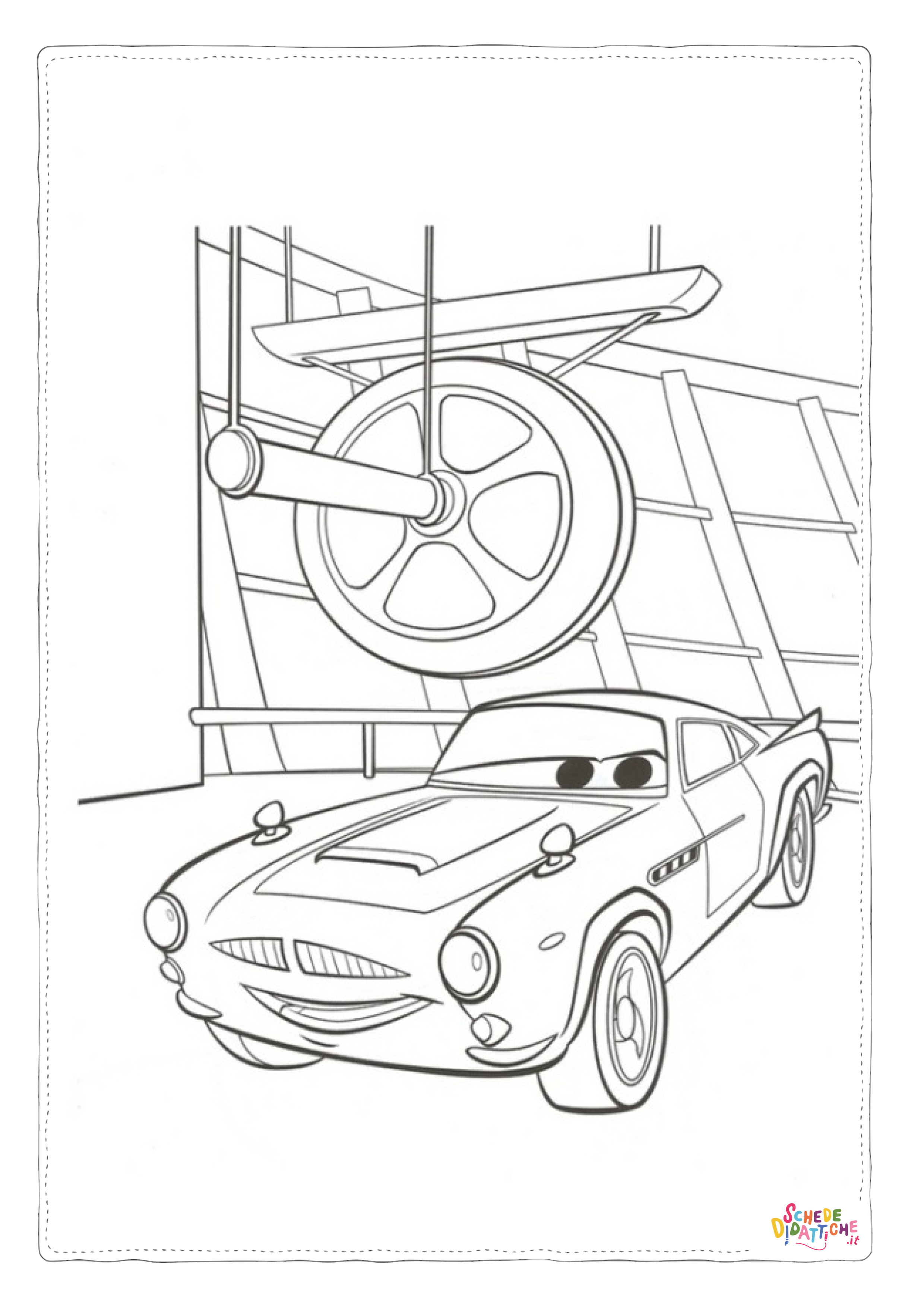 Disegno "Disegno di Cars da stampare e colorare 142" Disegno di Cars da stampare e colorare 142