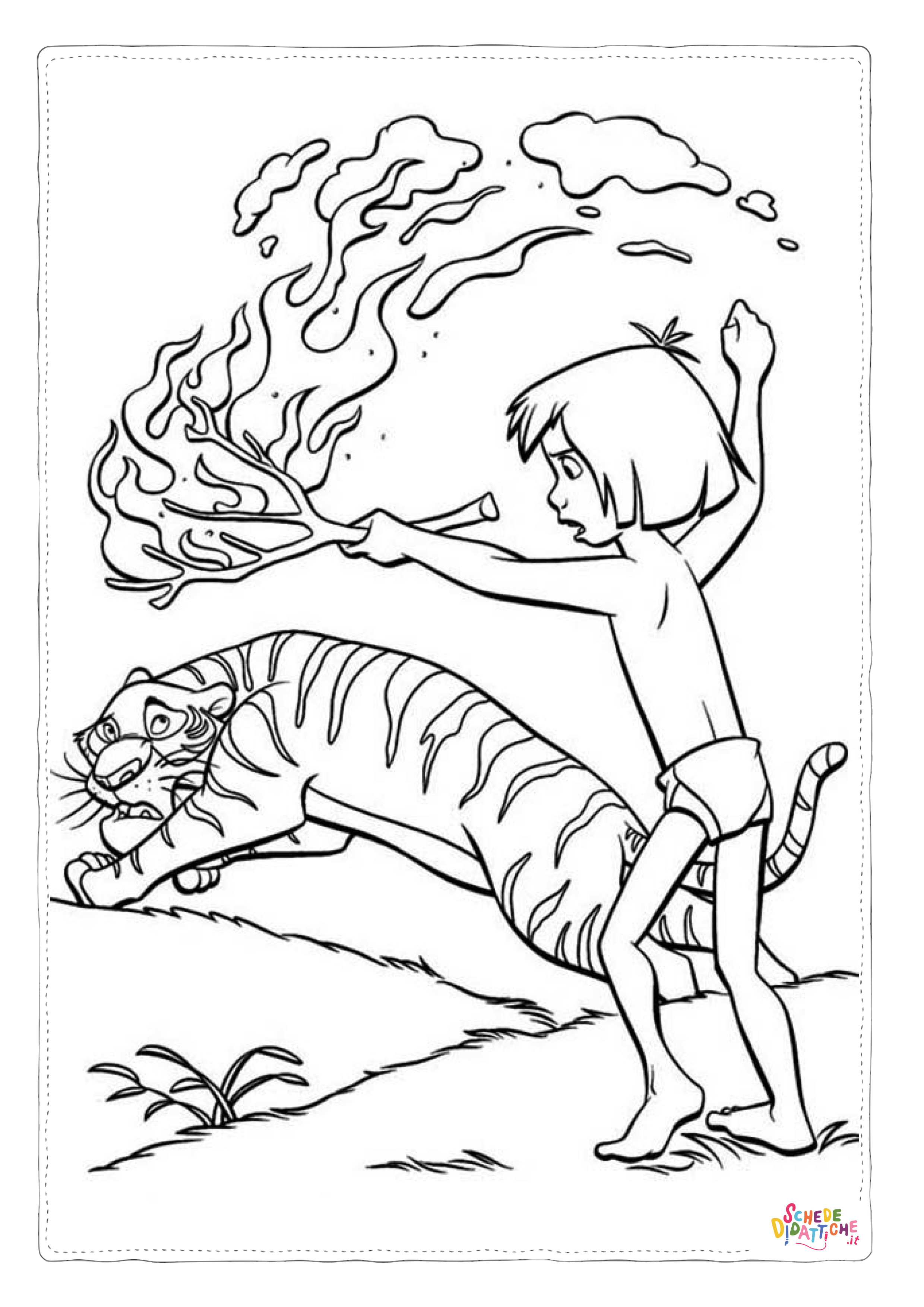 Disegno "Disegno di Il libro della giungla da stampare e colorare 81" Disegno di Il libro della giungla da stampare e colorare 81