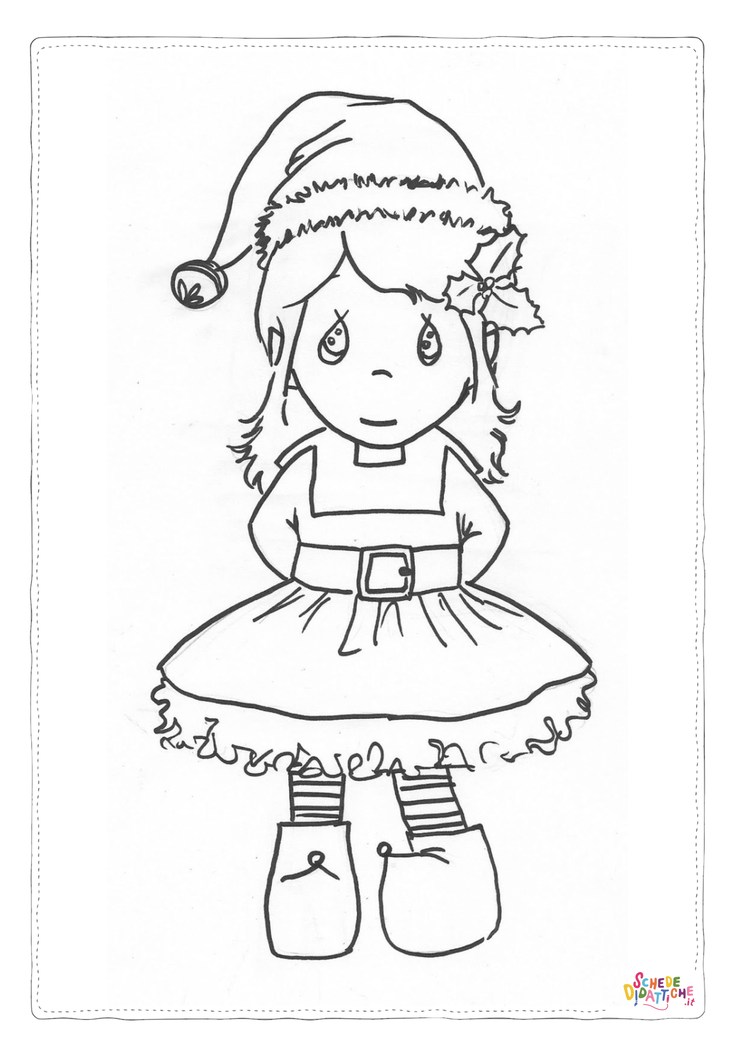 Disegno "Disegno di gnomo e folletto da stampare e colorare 11" Disegno di gnomo e folletto da stampare e colorare 11