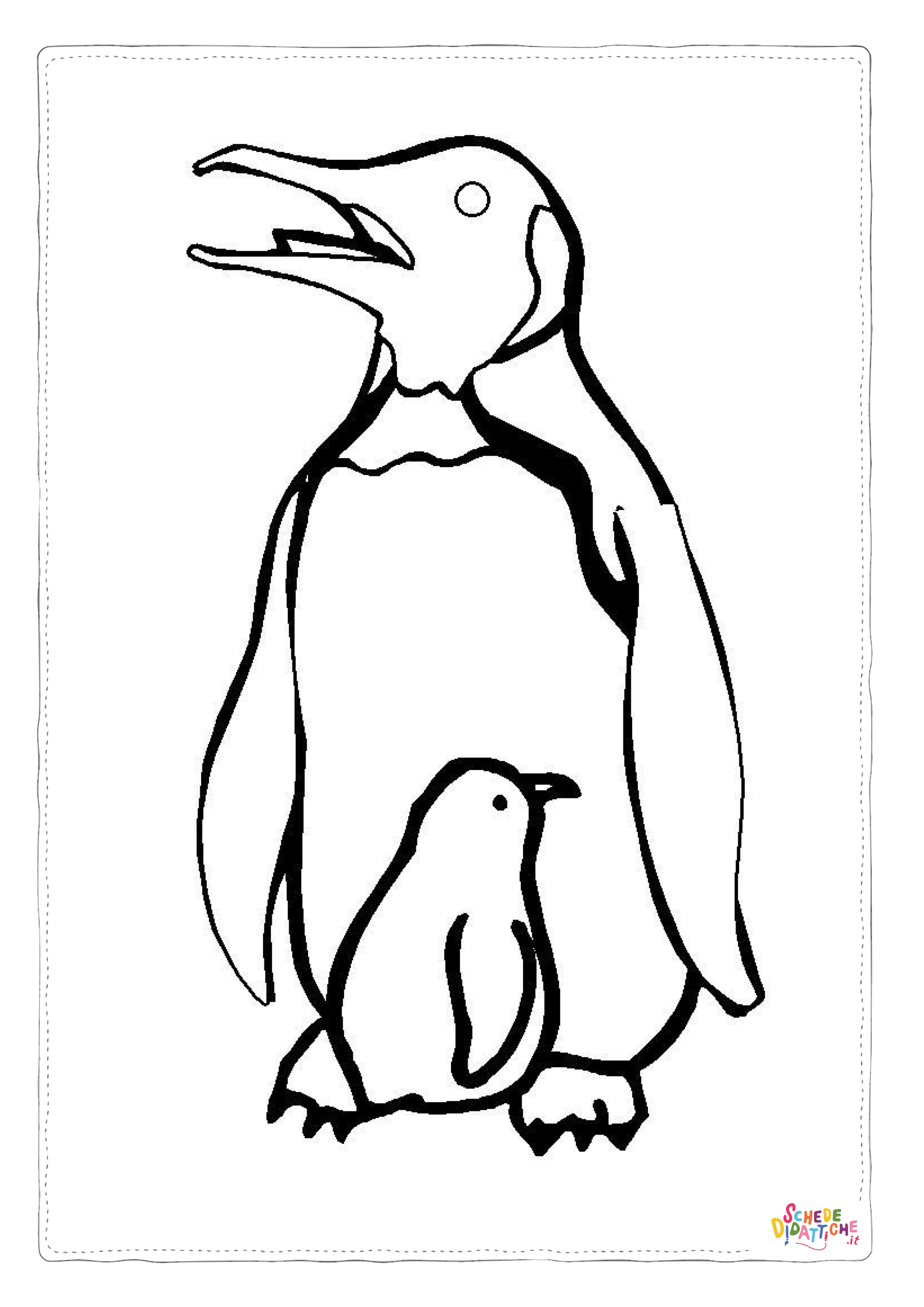 Disegno di pinguino da stampare e colorare 63