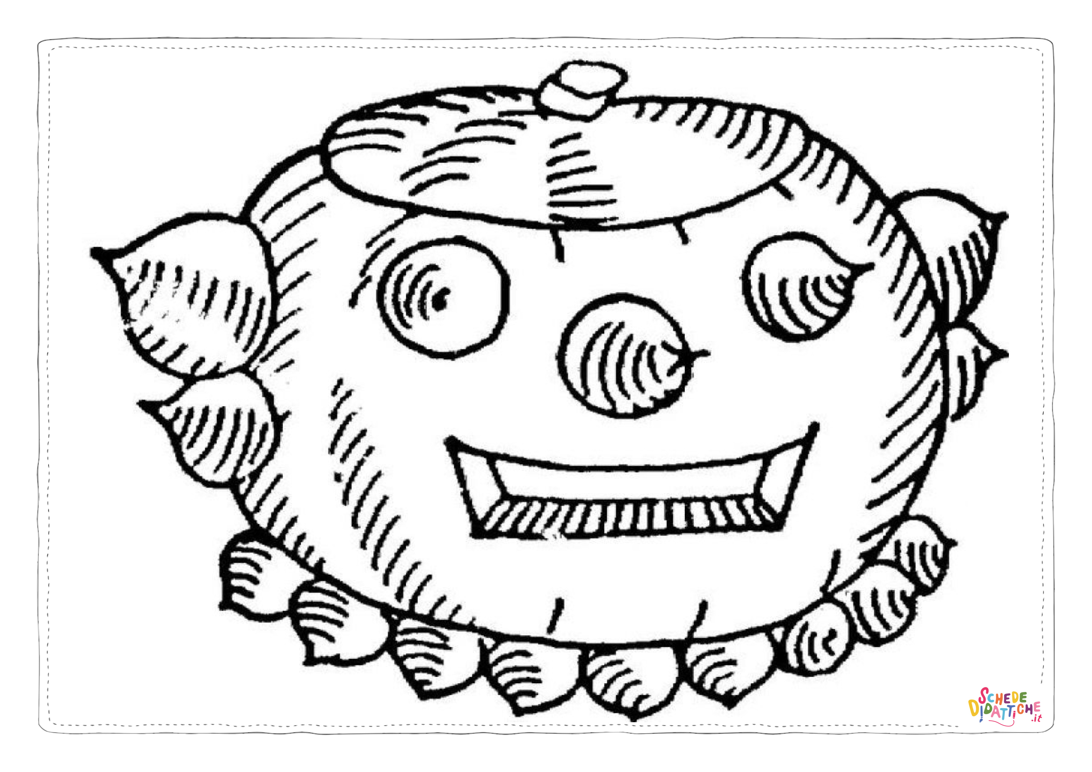 Disegno "Disegno di zucca di Halloween da stampare e colorare 40" Disegno di zucca di Halloween da stampare e colorare 40