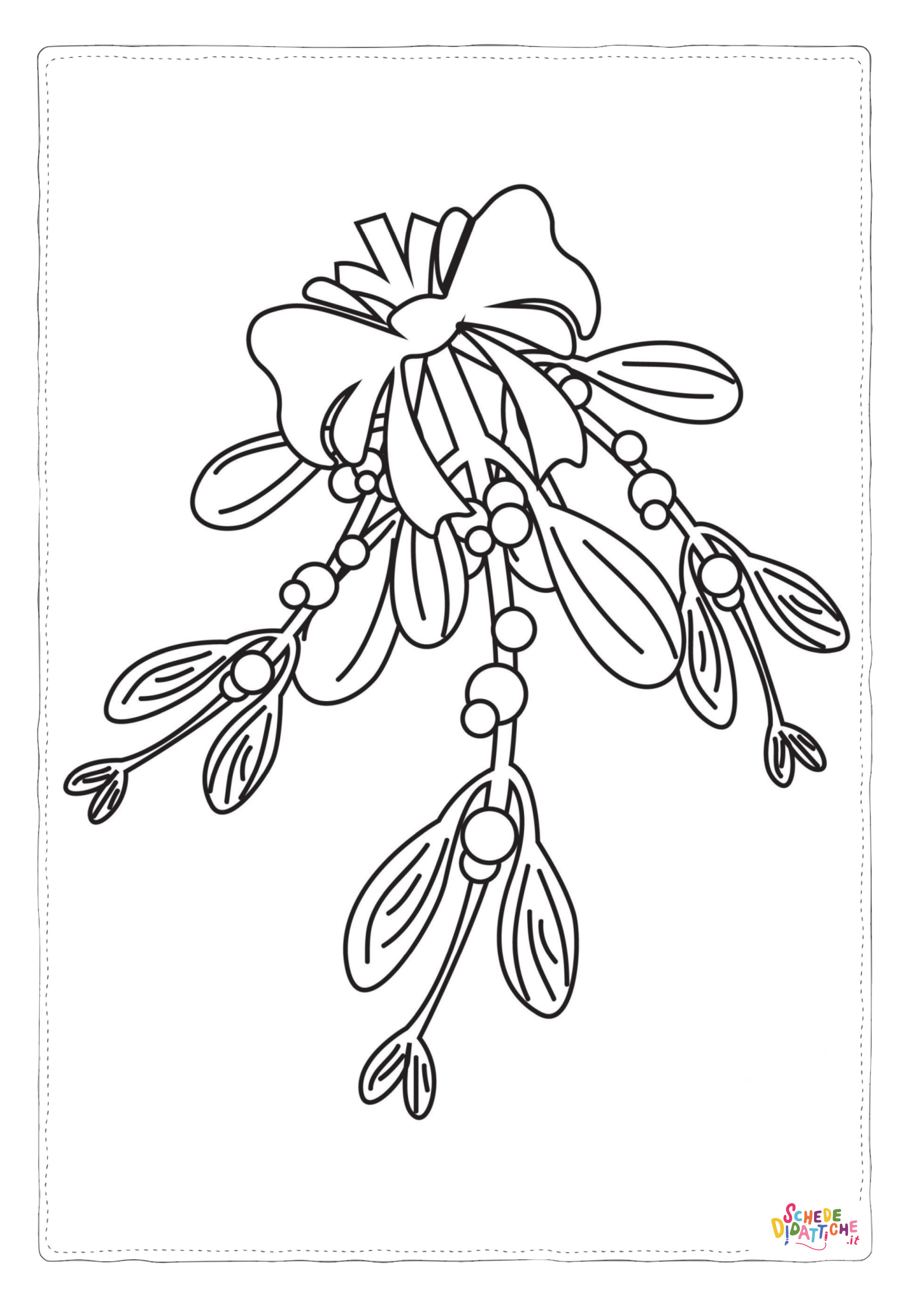 Disegno di decorazione da appendere da stampare e colorare 9