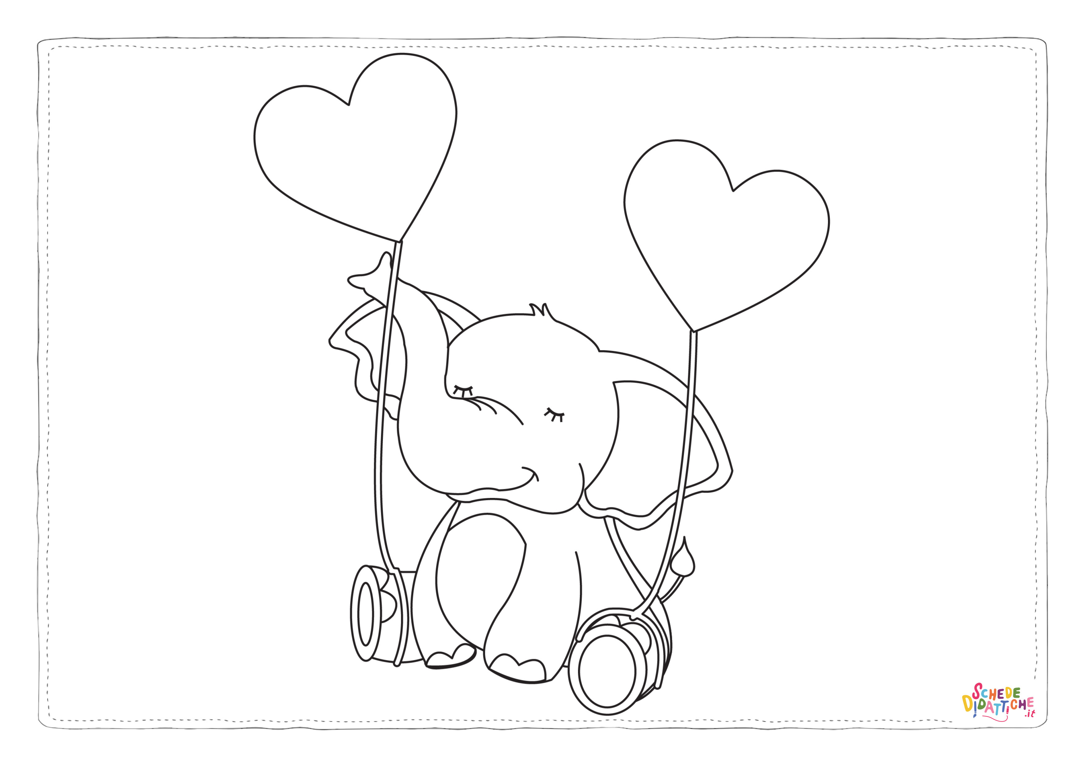 Disegno "VALENTINE-ANIMAL-STAMPS-06" VALENTINE-ANIMAL-STAMPS-06