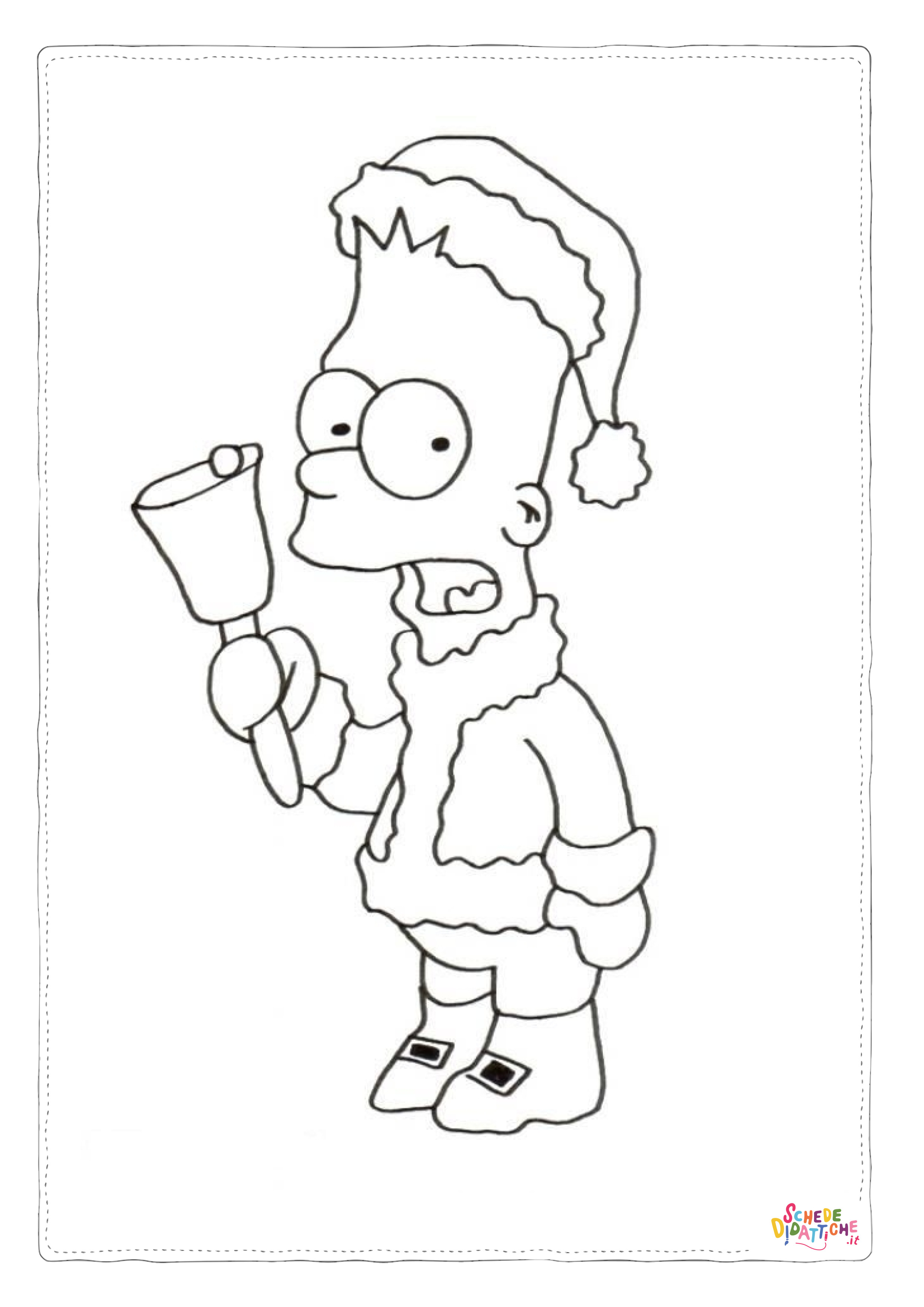 Disegno di I Simpson da stampare e colorare 11