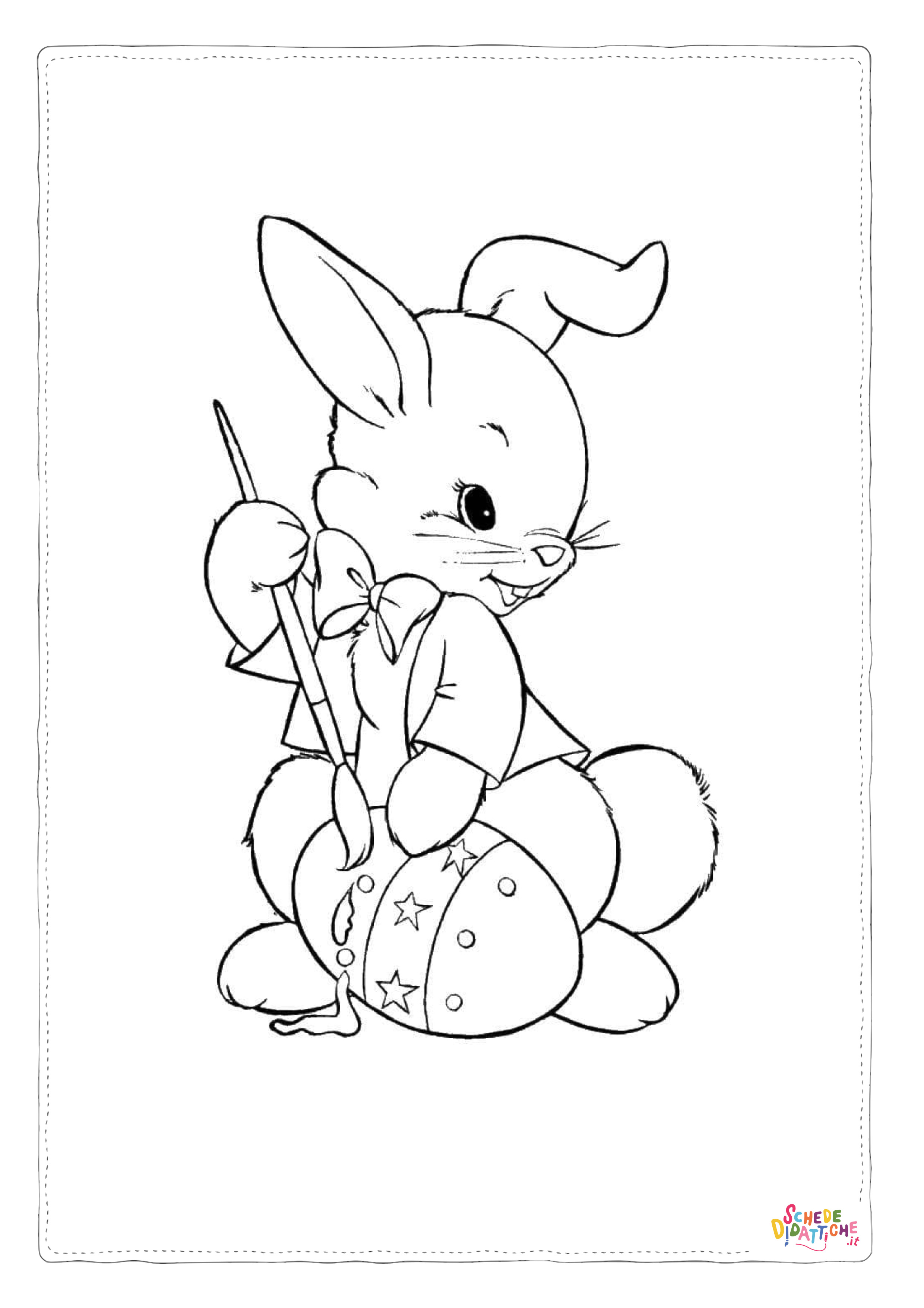 Disegno "Disegno di uovo di Pasqua da stampare e colorare 139" Disegno di uovo di Pasqua da stampare e colorare 139