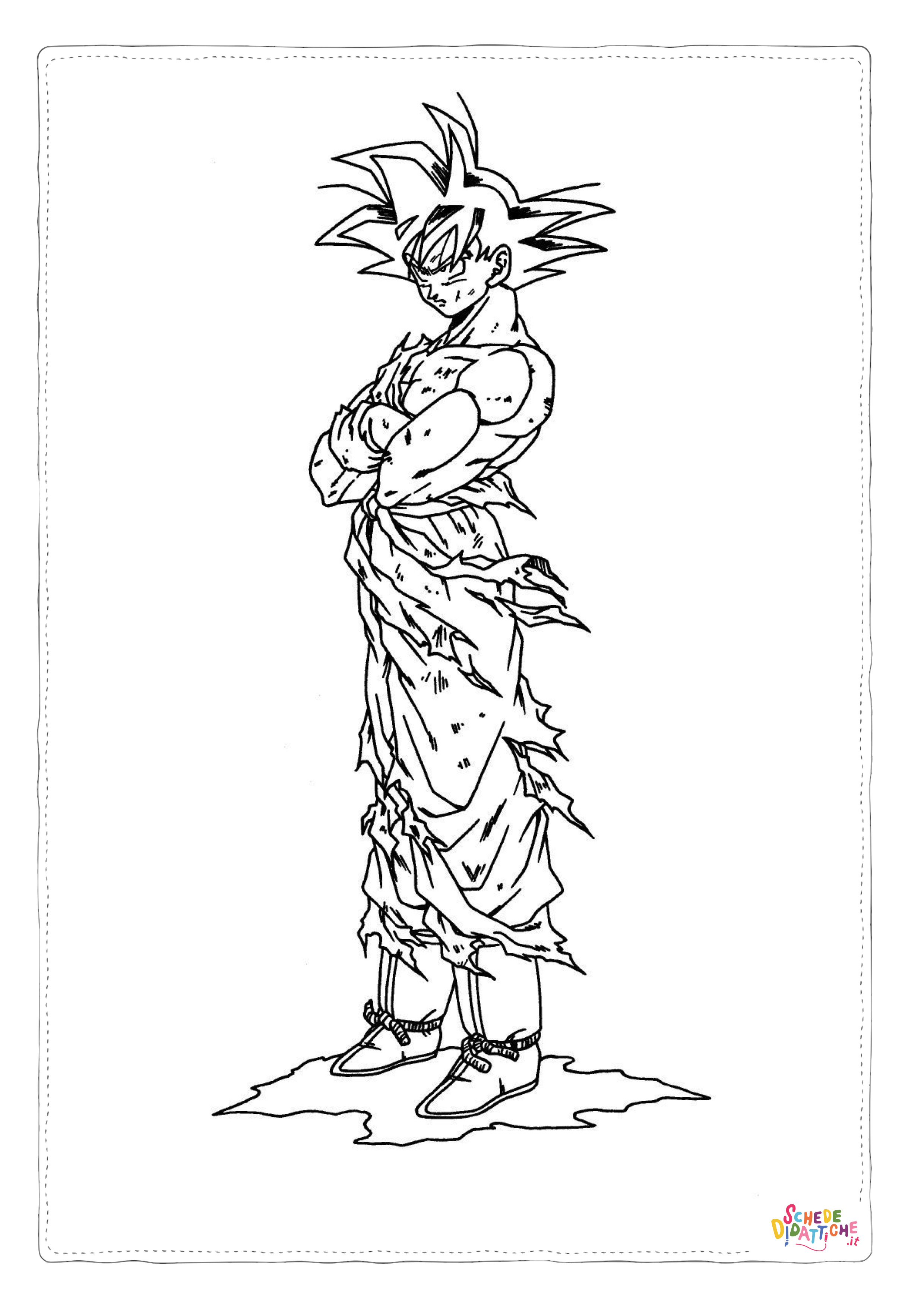 Disegno "Disegno di Dragon Ball da stampare e colorare 150" Disegno di Dragon Ball da stampare e colorare 150