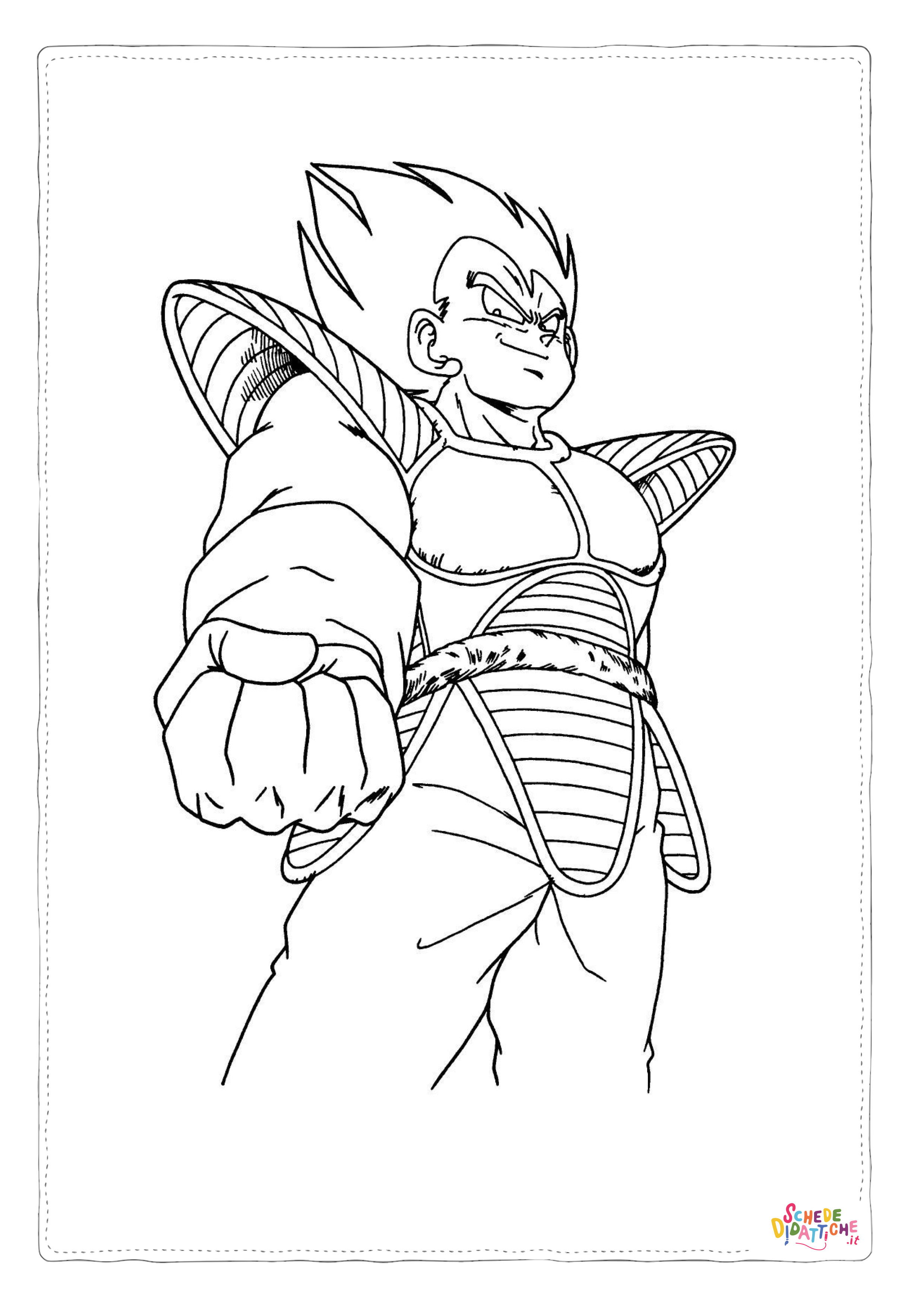 Disegno "Disegno di Dragon Ball da stampare e colorare 151" Disegno di Dragon Ball da stampare e colorare 151