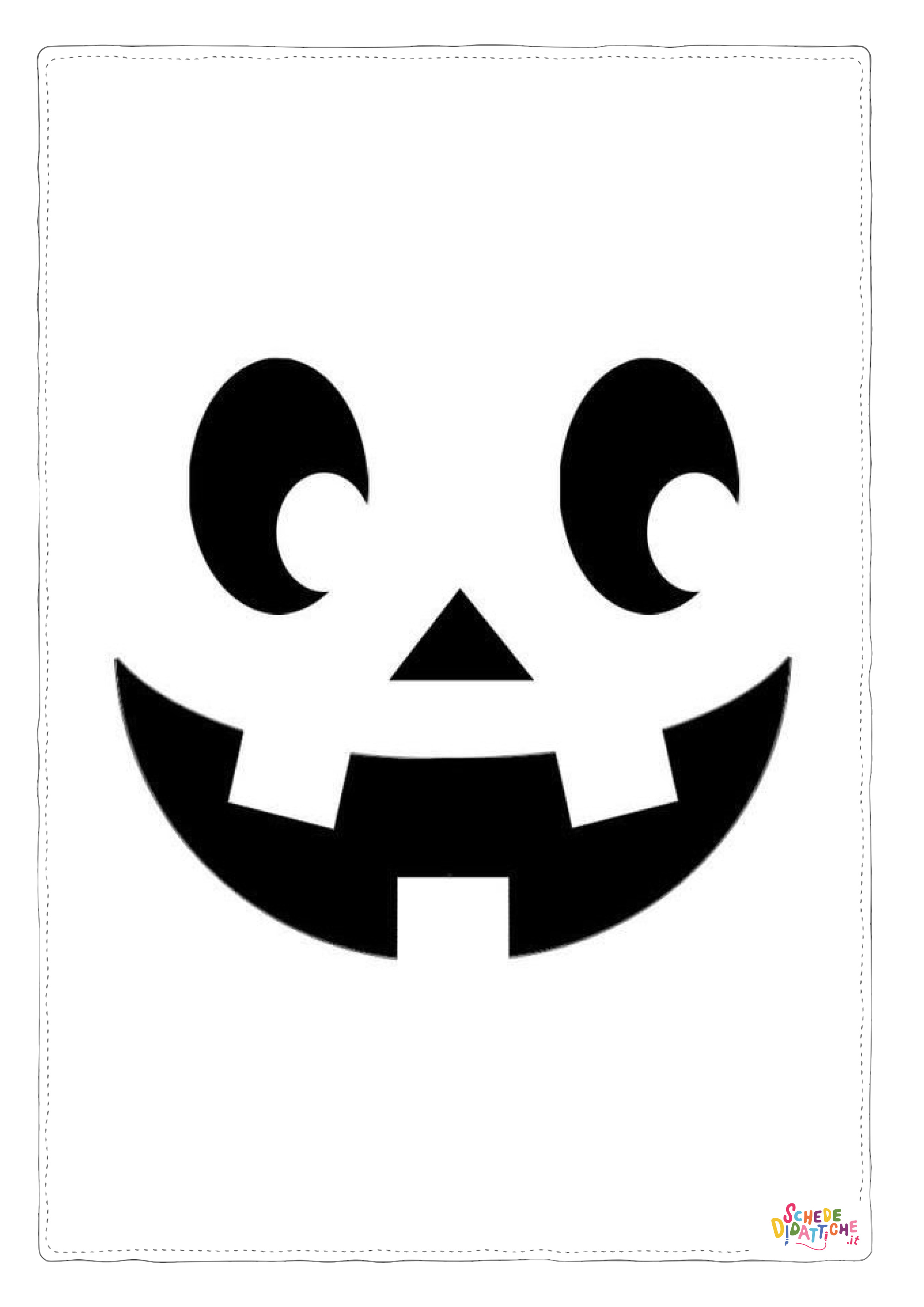 Disegno "Disegno di zucca di Halloween da stampare e colorare 144" Disegno di zucca di Halloween da stampare e colorare 144
