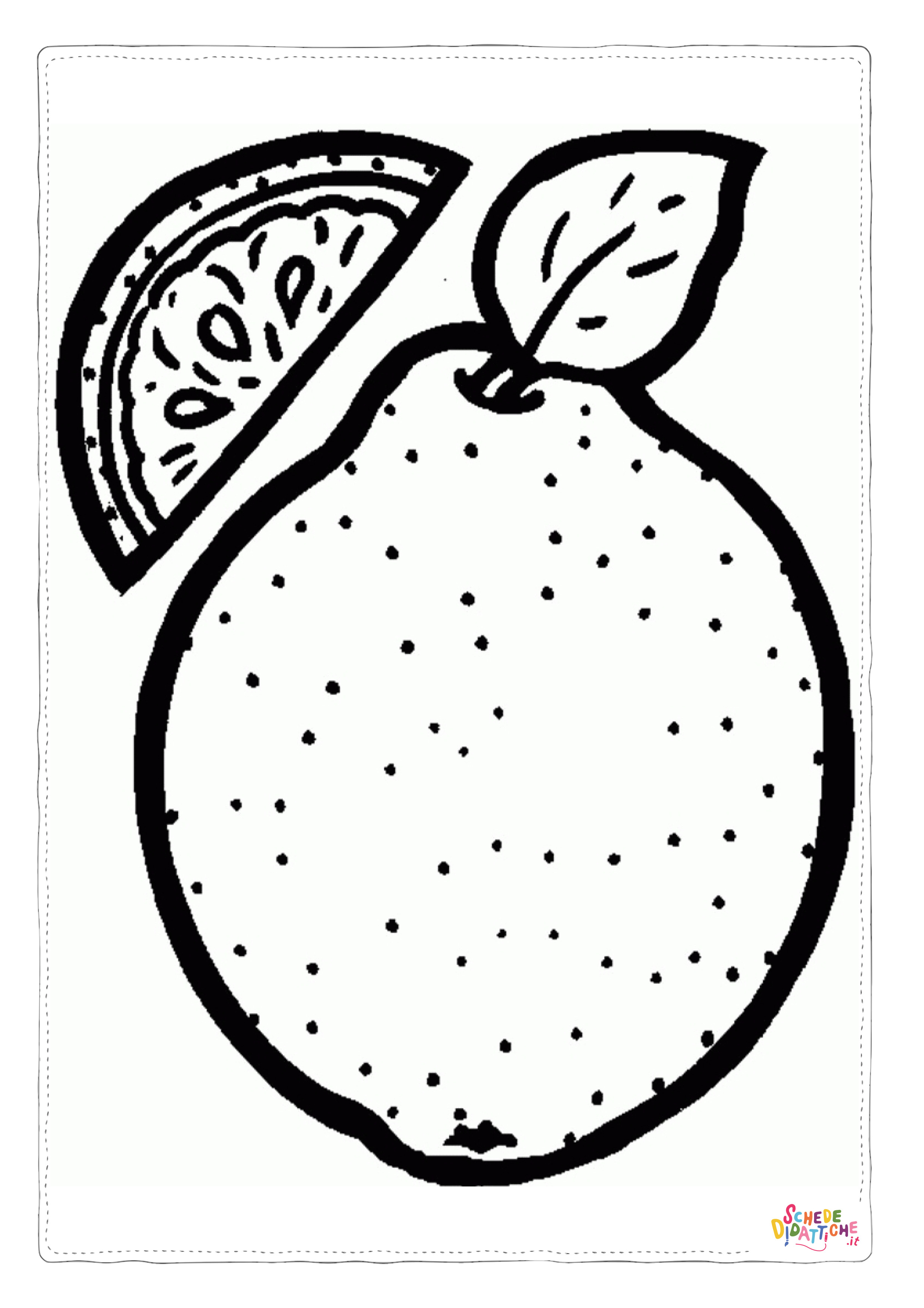 Disegno "Disegno di limone da stampare e colorare" Disegno di limone da stampare e colorare
