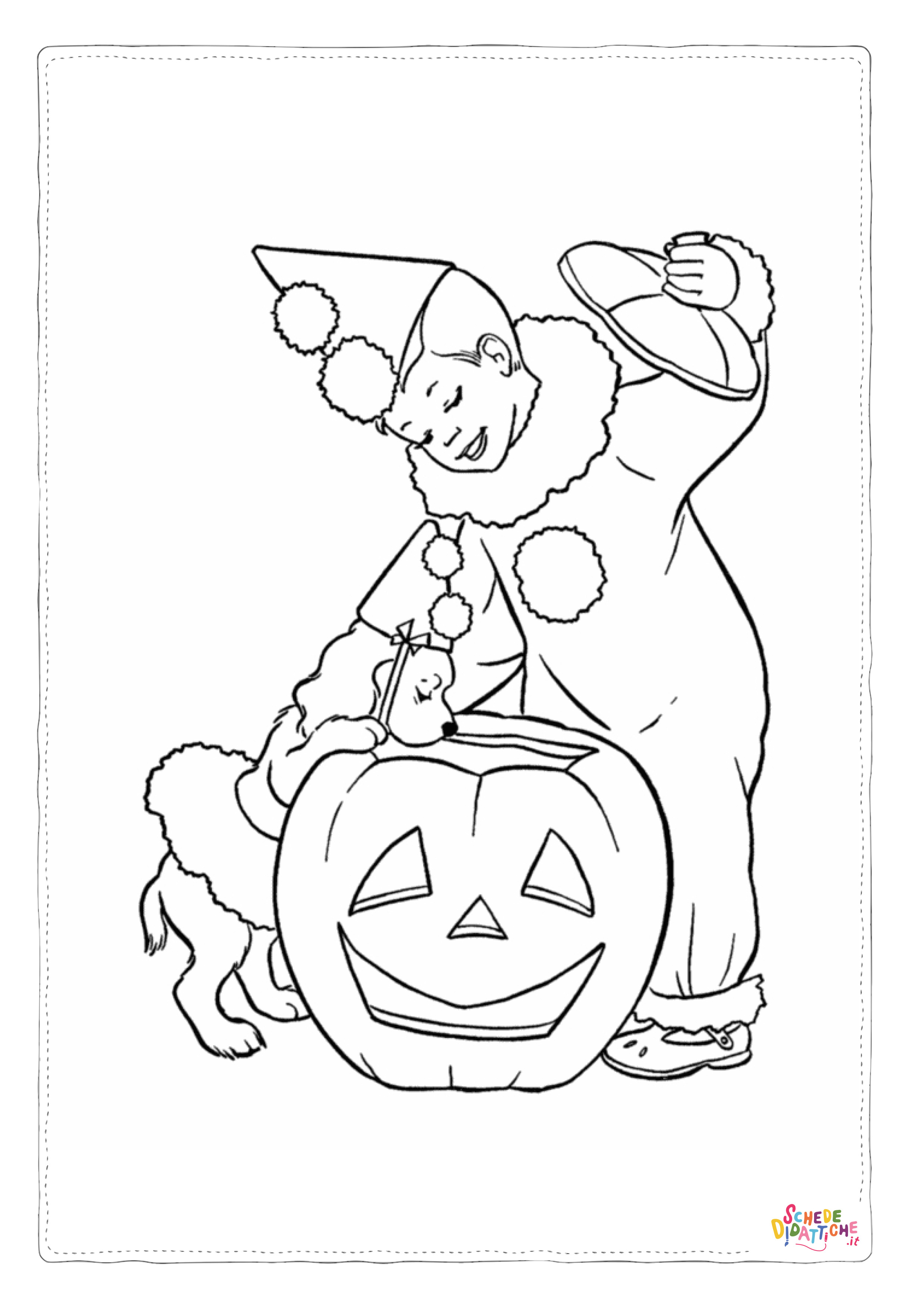 Disegno "Disegno di zucca di Halloween da stampare e colorare 47" Disegno di zucca di Halloween da stampare e colorare 47