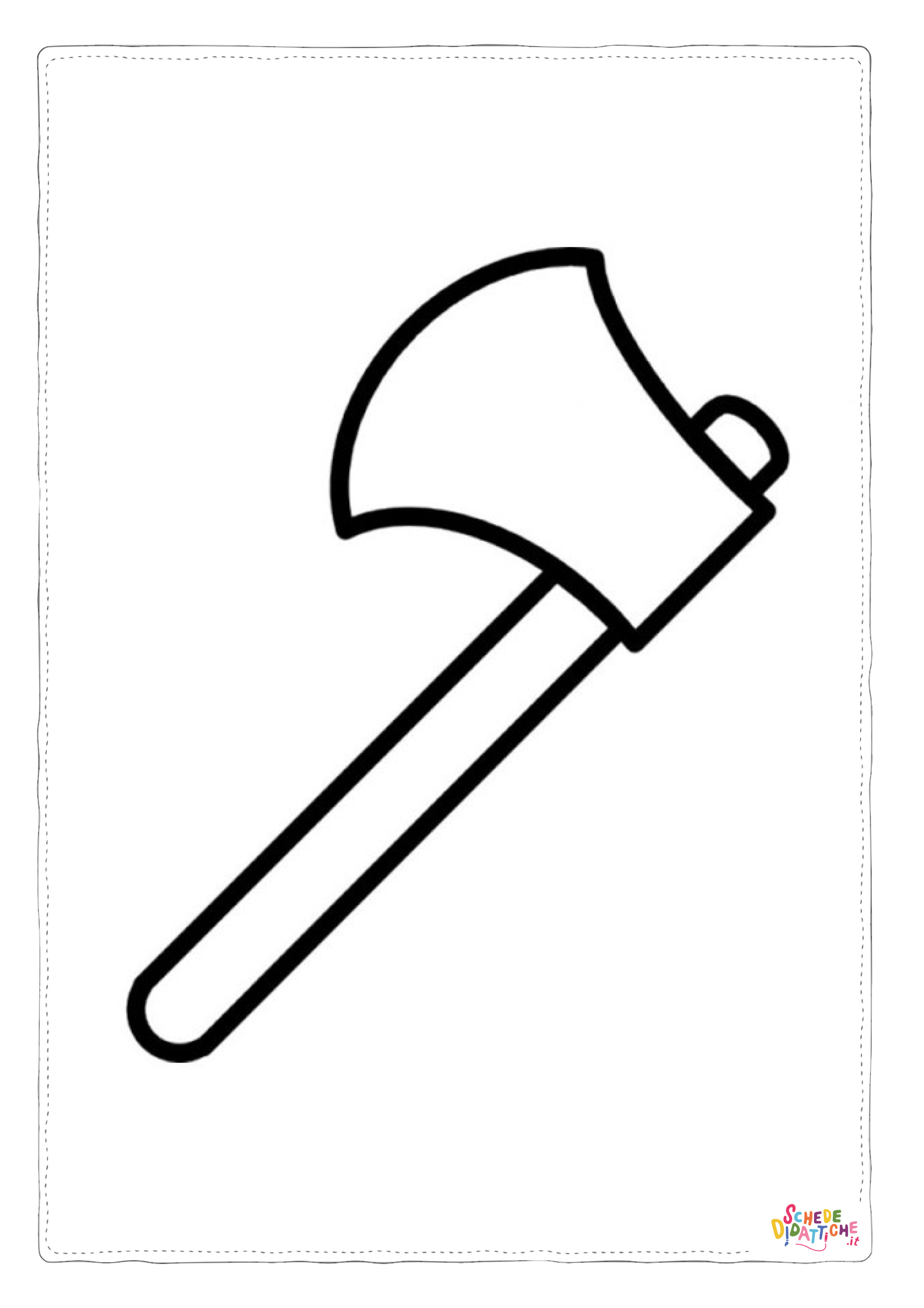 Disegno di utensile da lavoro da stampare e colorare 12