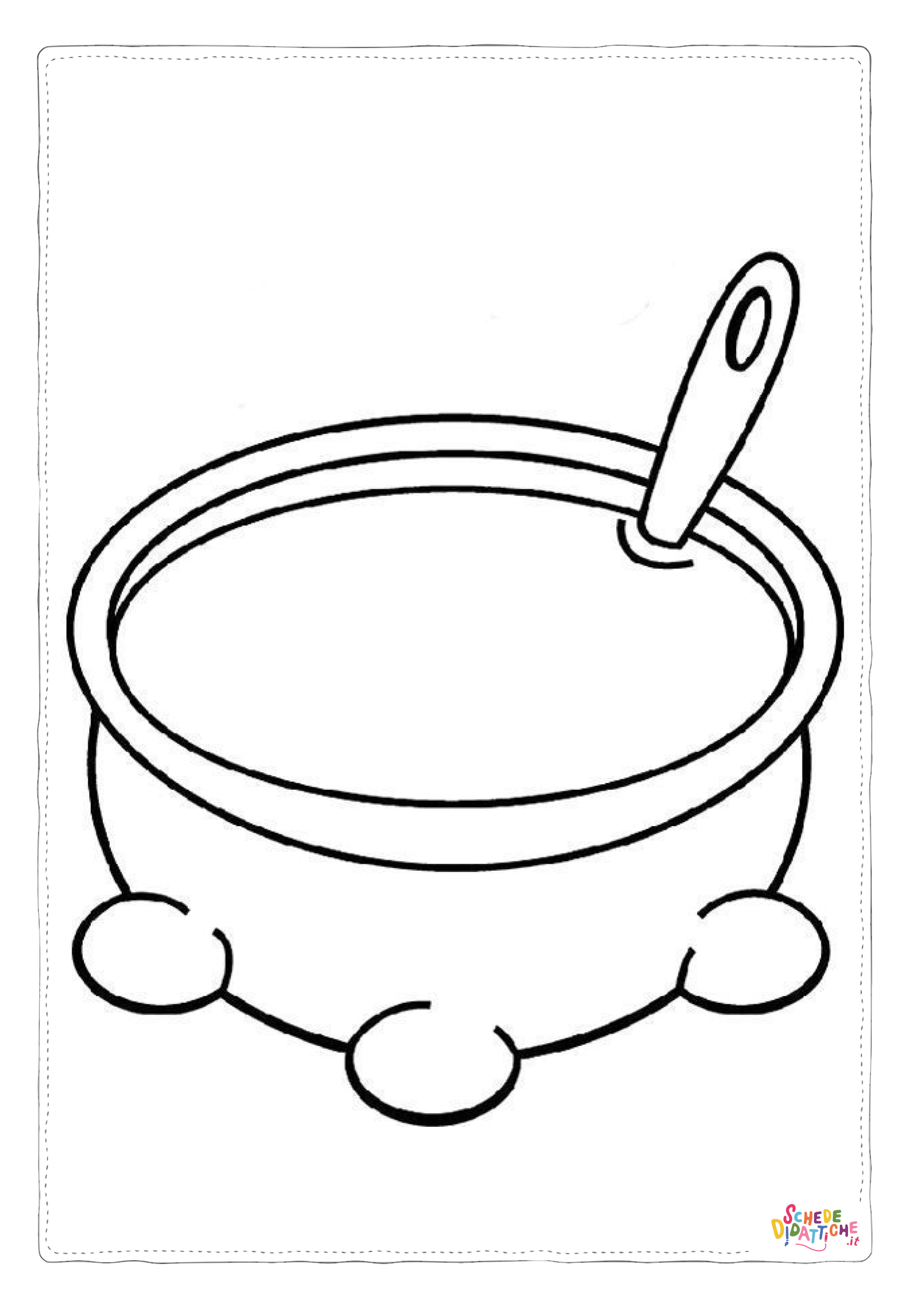 Disegno di cibo vario da stampare e colorare 13