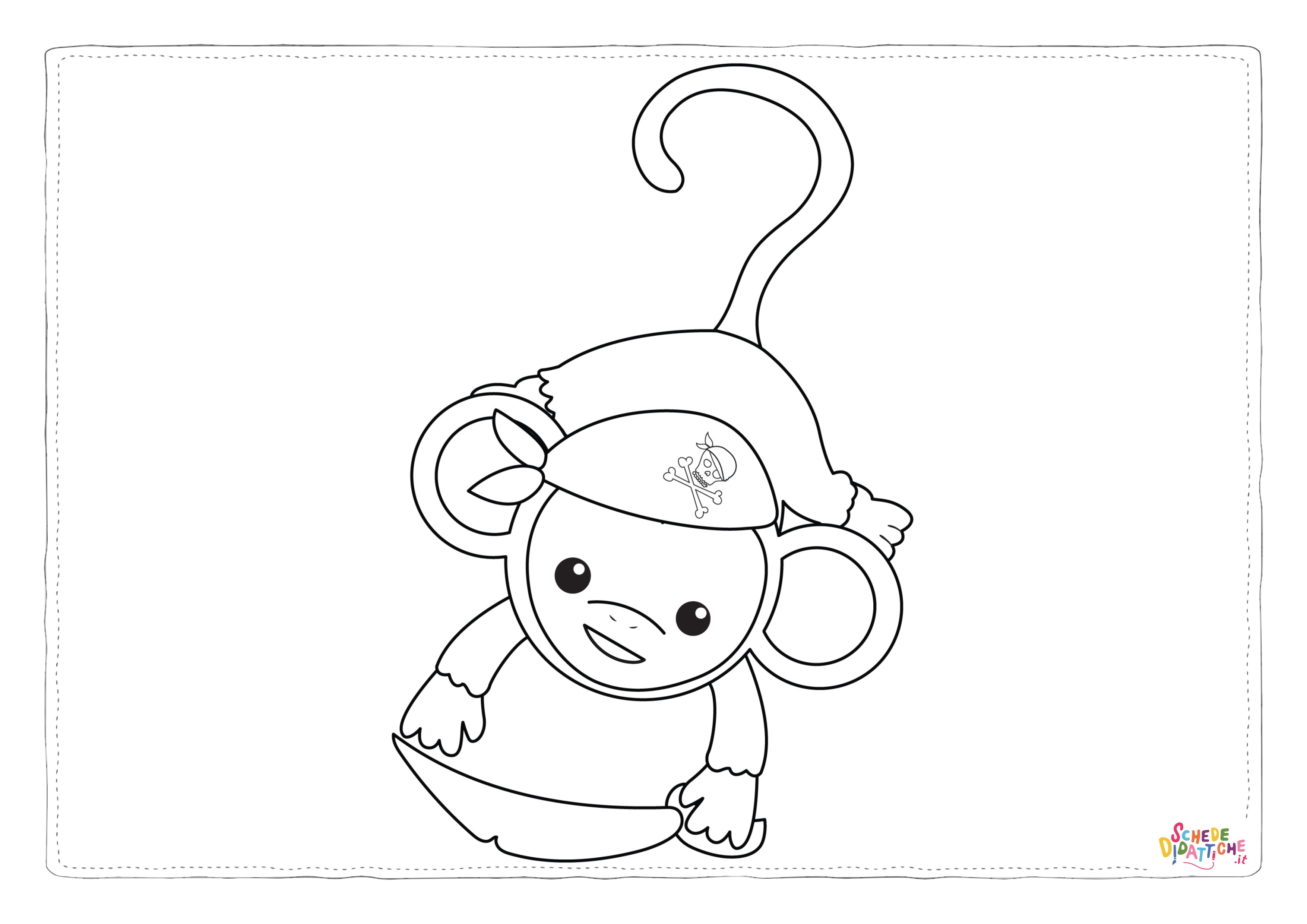 Disegno "PIRATE-MONKEY-STAMPS-13" PIRATE-MONKEY-STAMPS-13