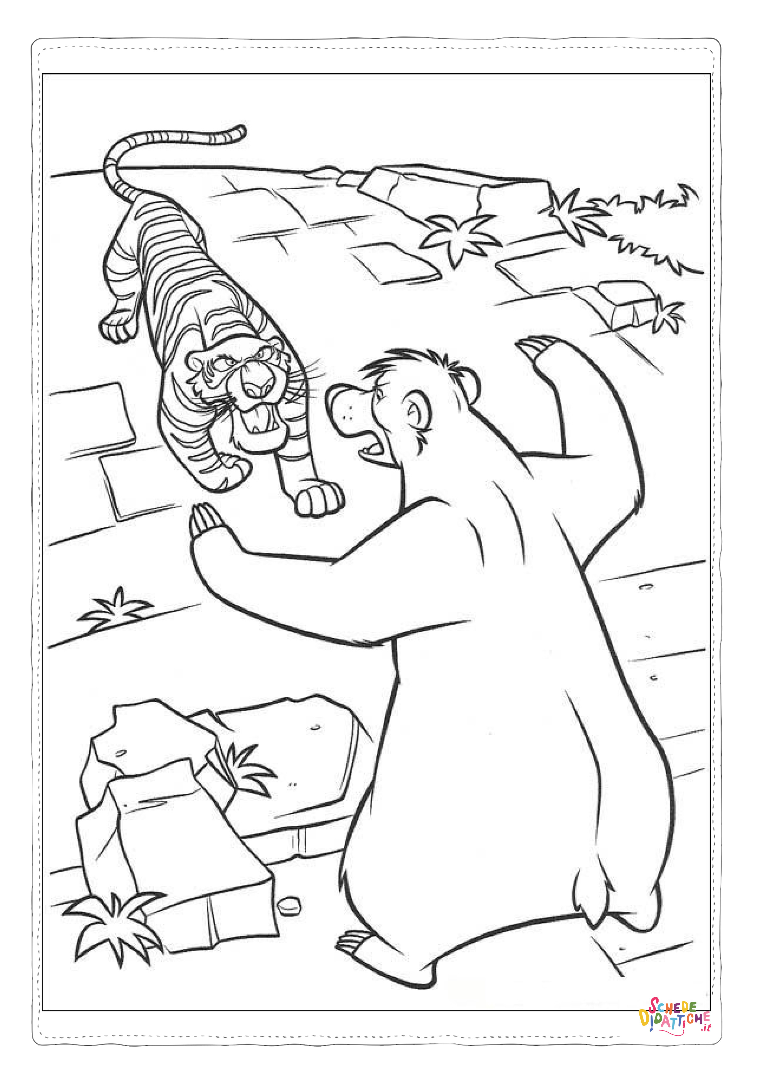 Disegno "Disegno di Il libro della giungla da stampare e colorare 67" Disegno di Il libro della giungla da stampare e colorare 67