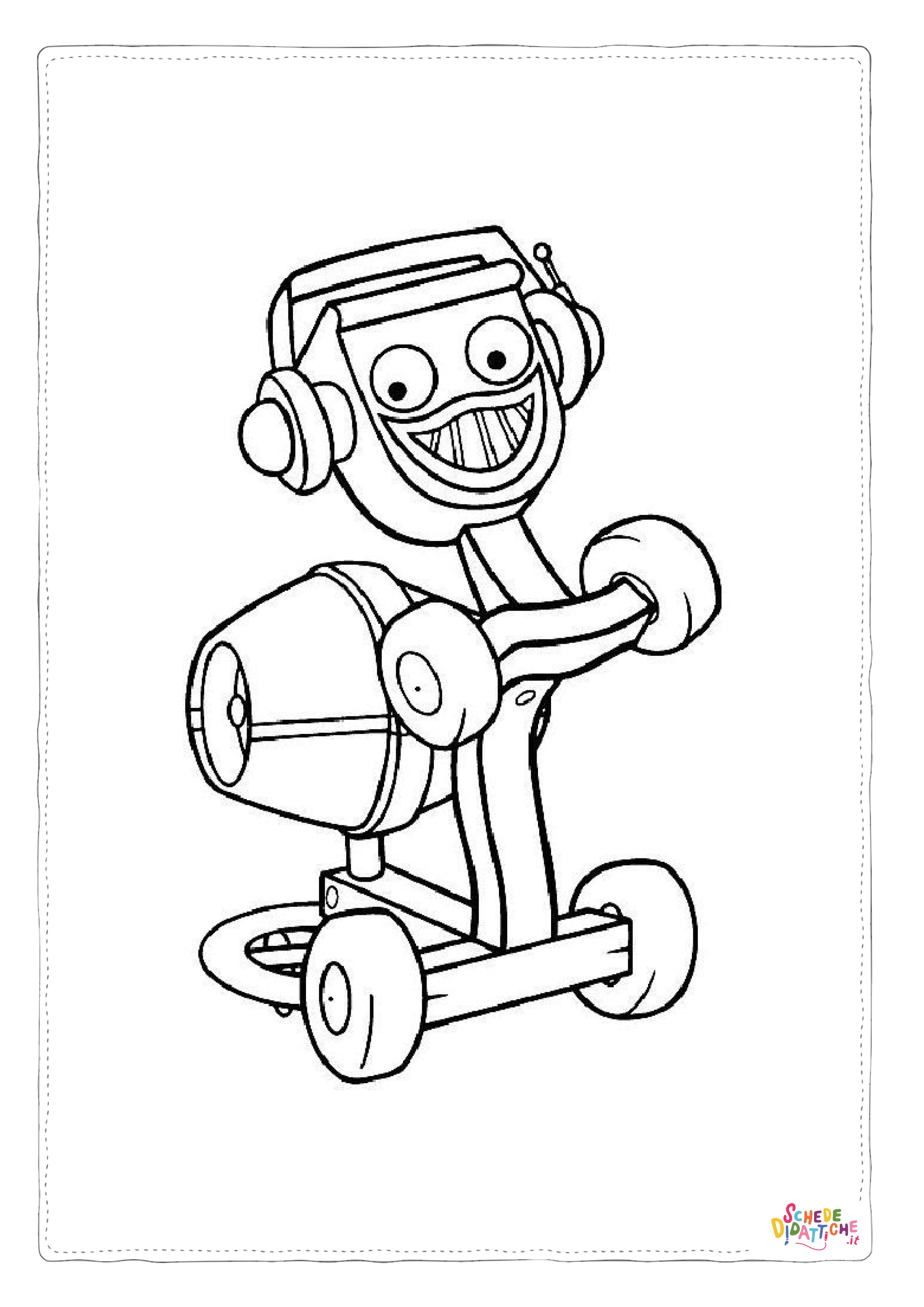 Disegno di Bob aggiustatutto da stampare e colorare 46