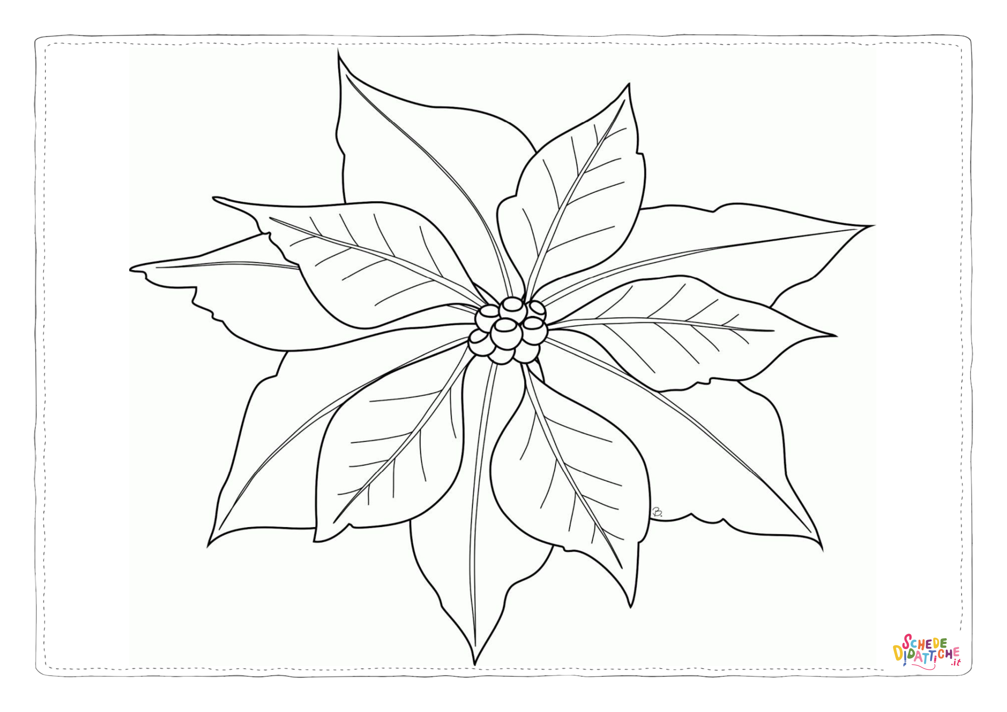 Disegno "Disegno di foglia da stampare e colorare 20" Disegno di foglia da stampare e colorare 20