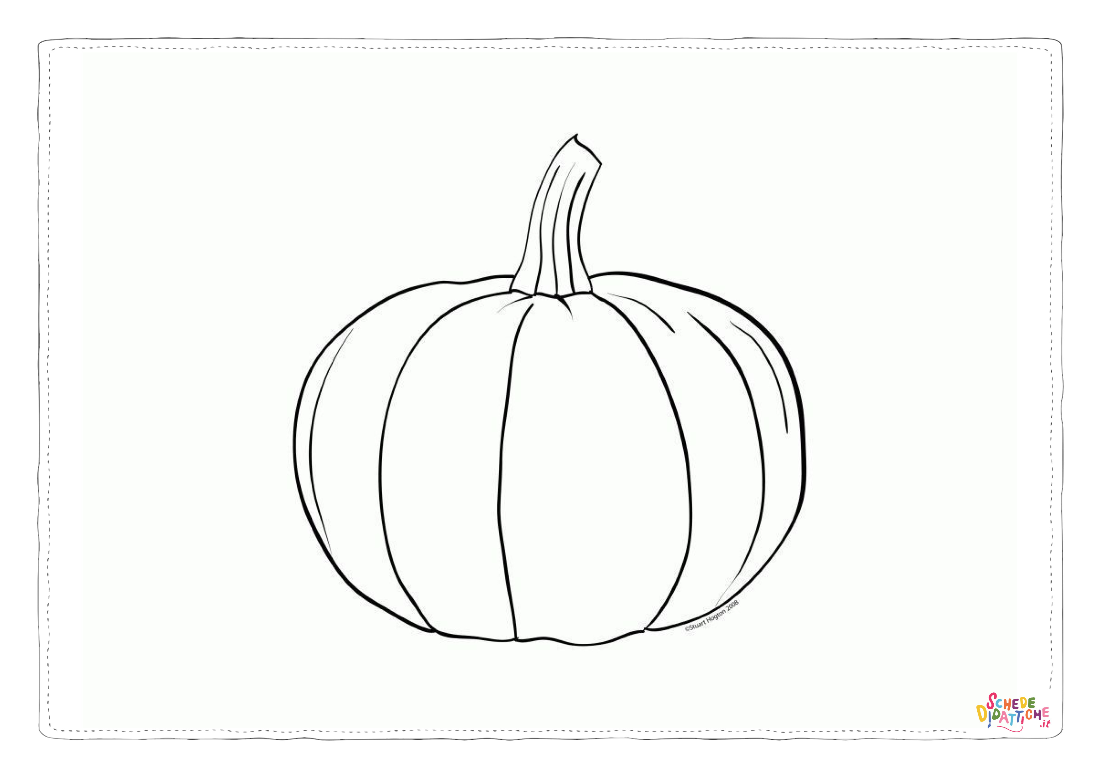 Disegno "Disegno di zucca da stampare e colorare 34" Disegno di zucca da stampare e colorare 34