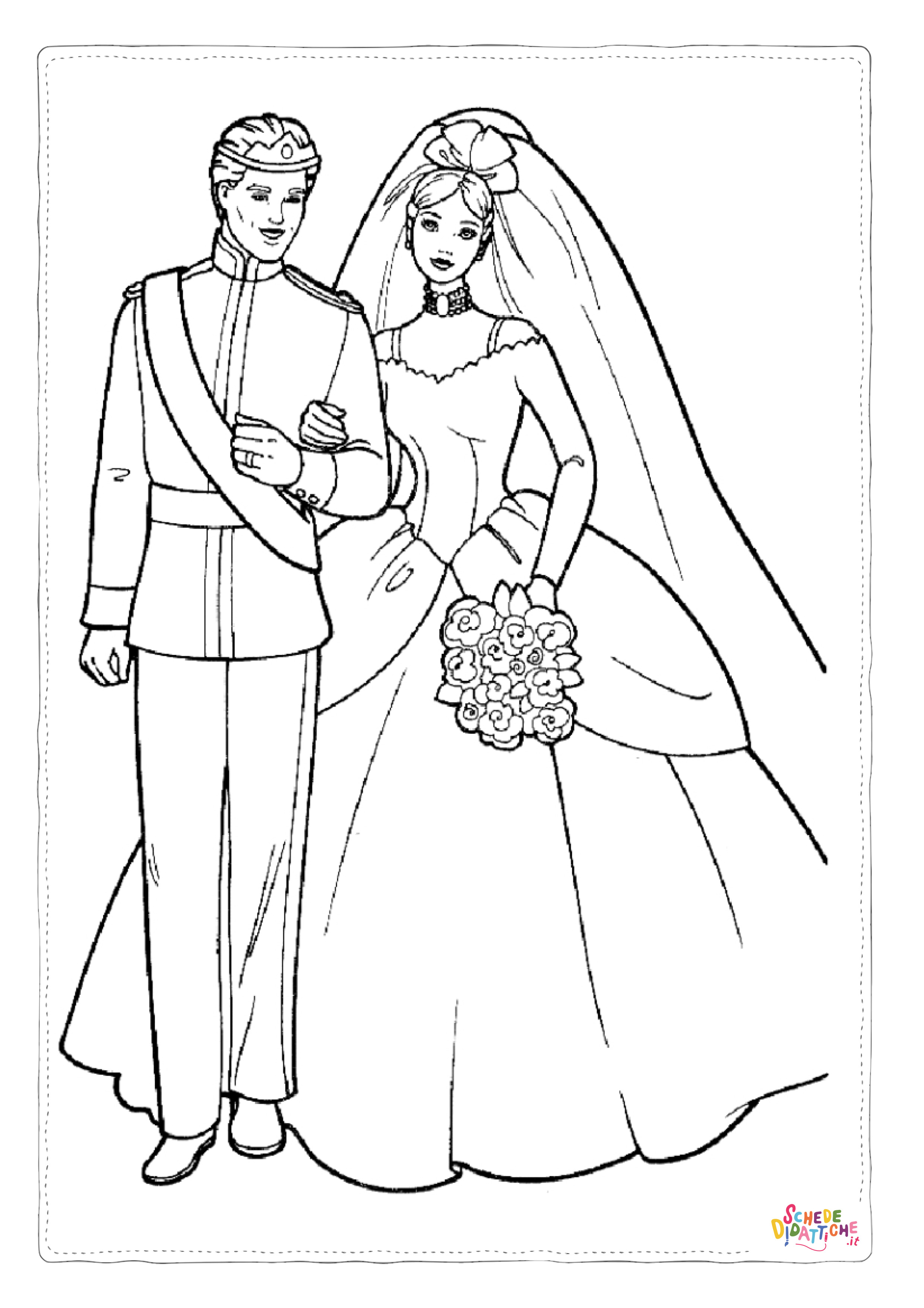 Disegno "Disegno di Cenerentola da stampare e colorare 144" Disegno di Cenerentola da stampare e colorare 144