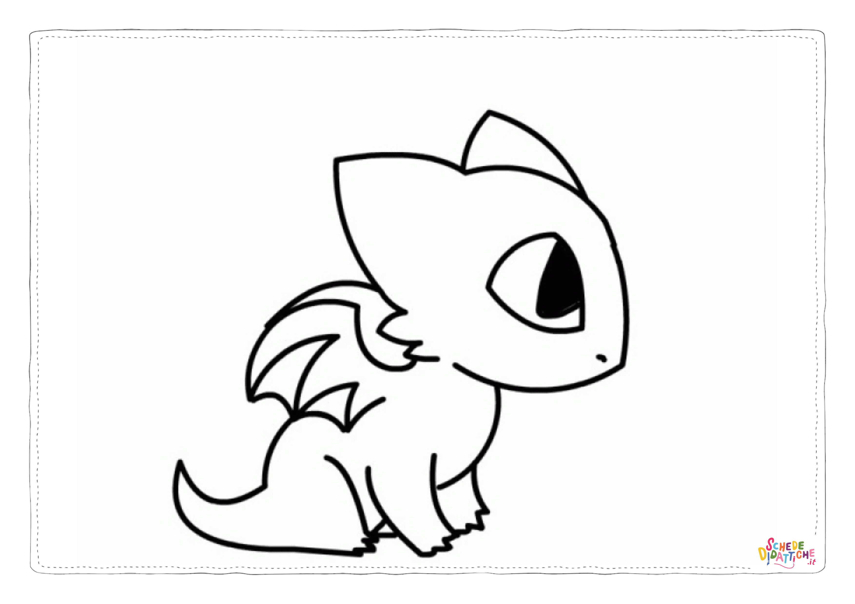 Disegno "Disegno di Dragon Trainer da stampare e colorare 19" Disegno di Dragon Trainer da stampare e colorare 19