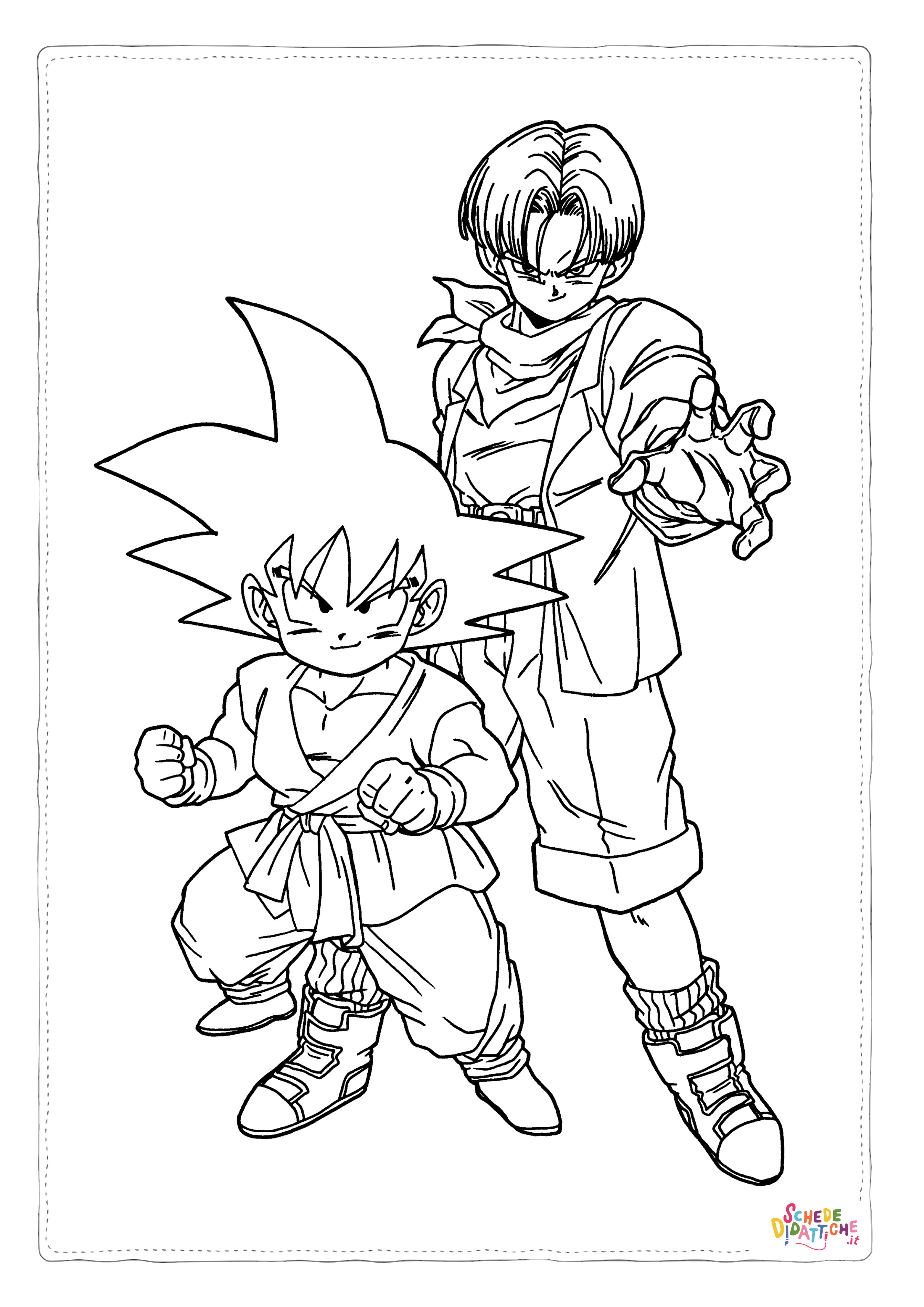 Disegno di Dragon Ball da stampare e colorare 10
