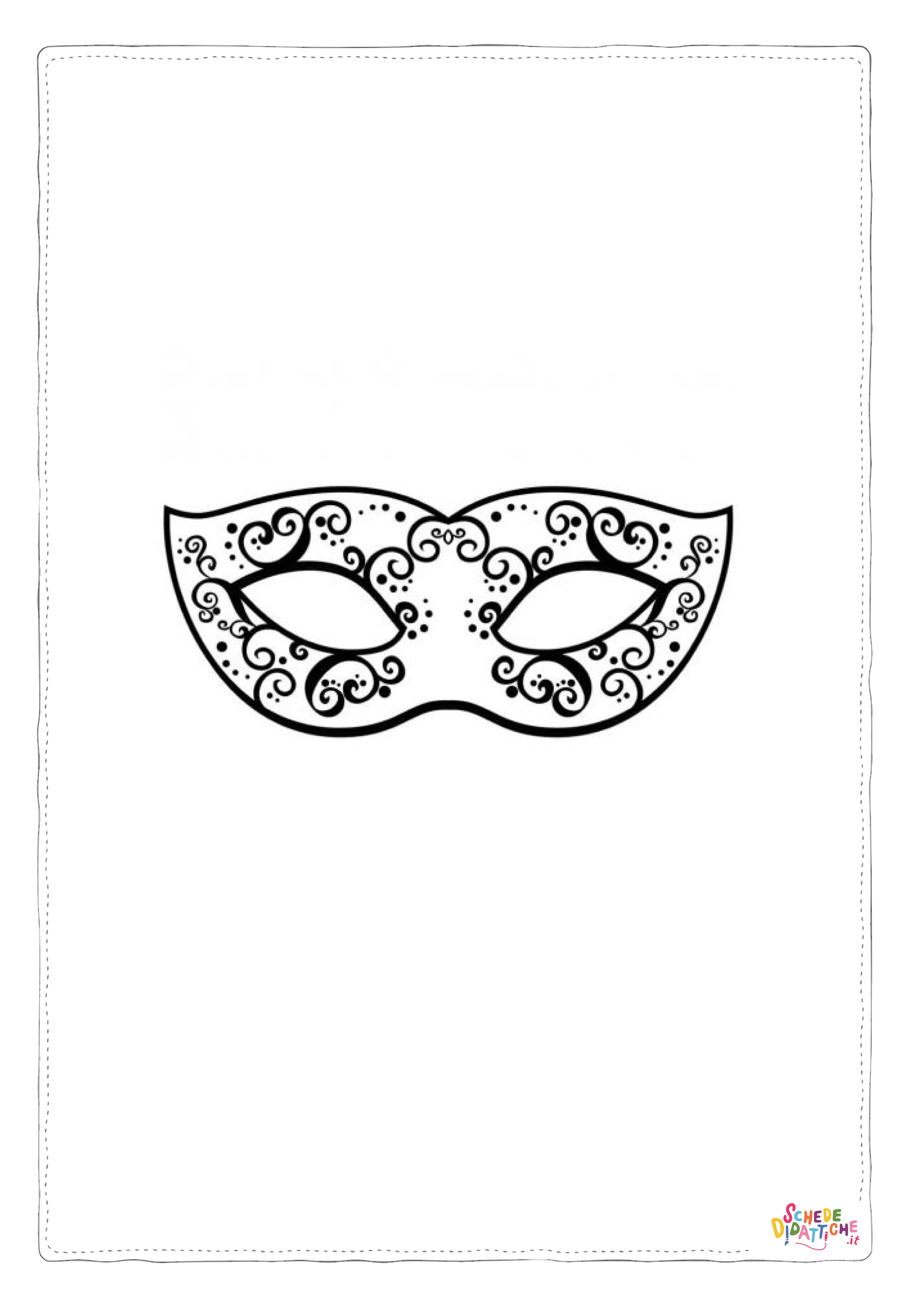 Disegno "Maschera 20" Maschera 20