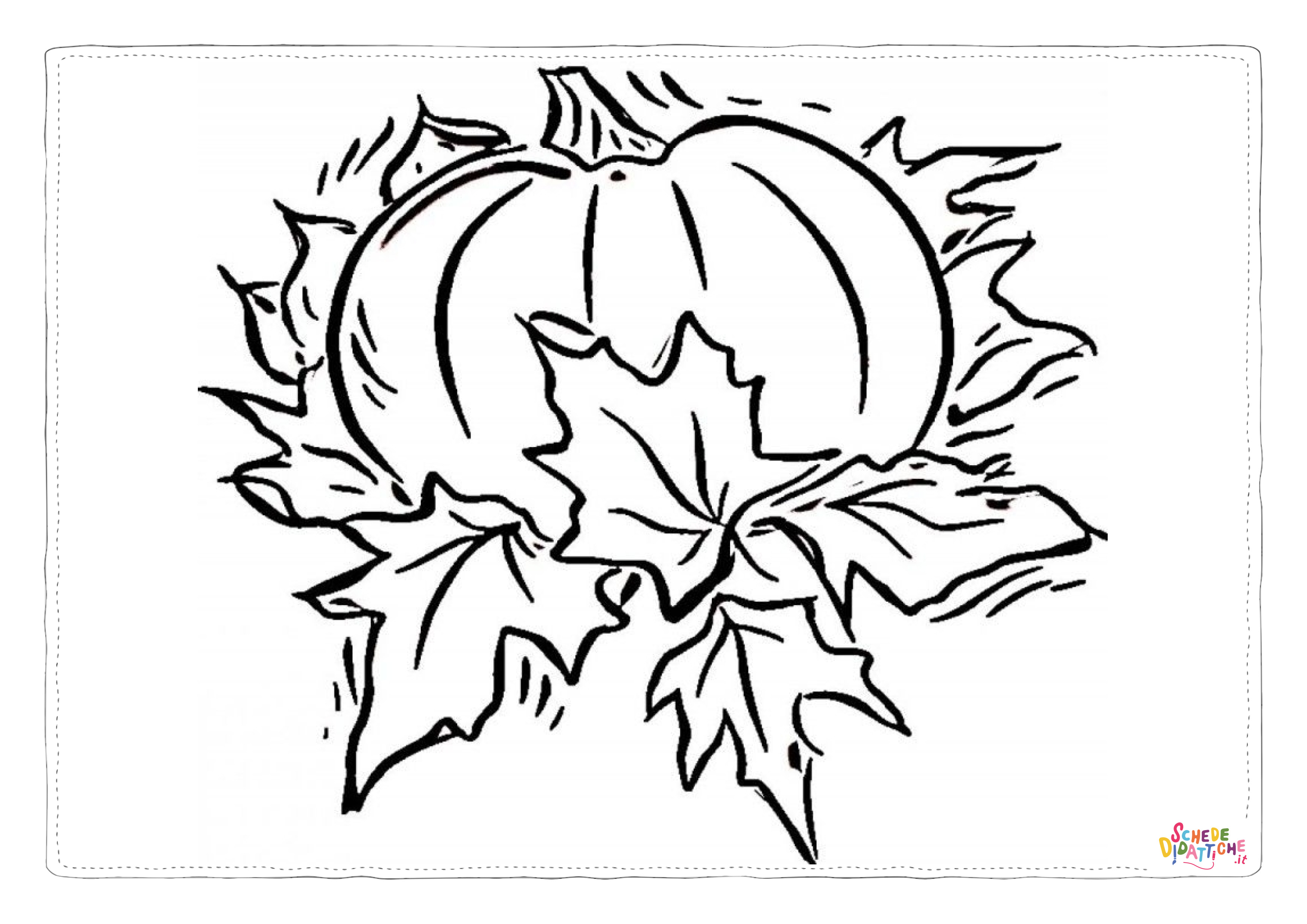 Disegno "Disegno di zucca di Halloween da stampare e colorare 145" Disegno di zucca di Halloween da stampare e colorare 145