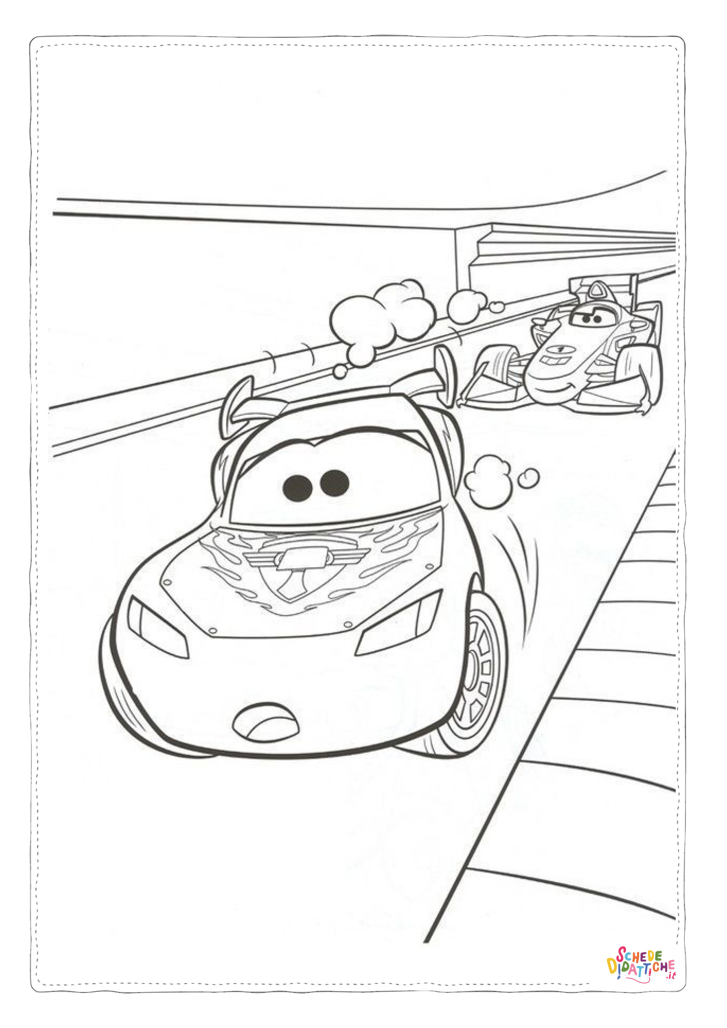 Disegno "Disegno di Cars da stampare e colorare 232" Disegno di Cars da stampare e colorare 232