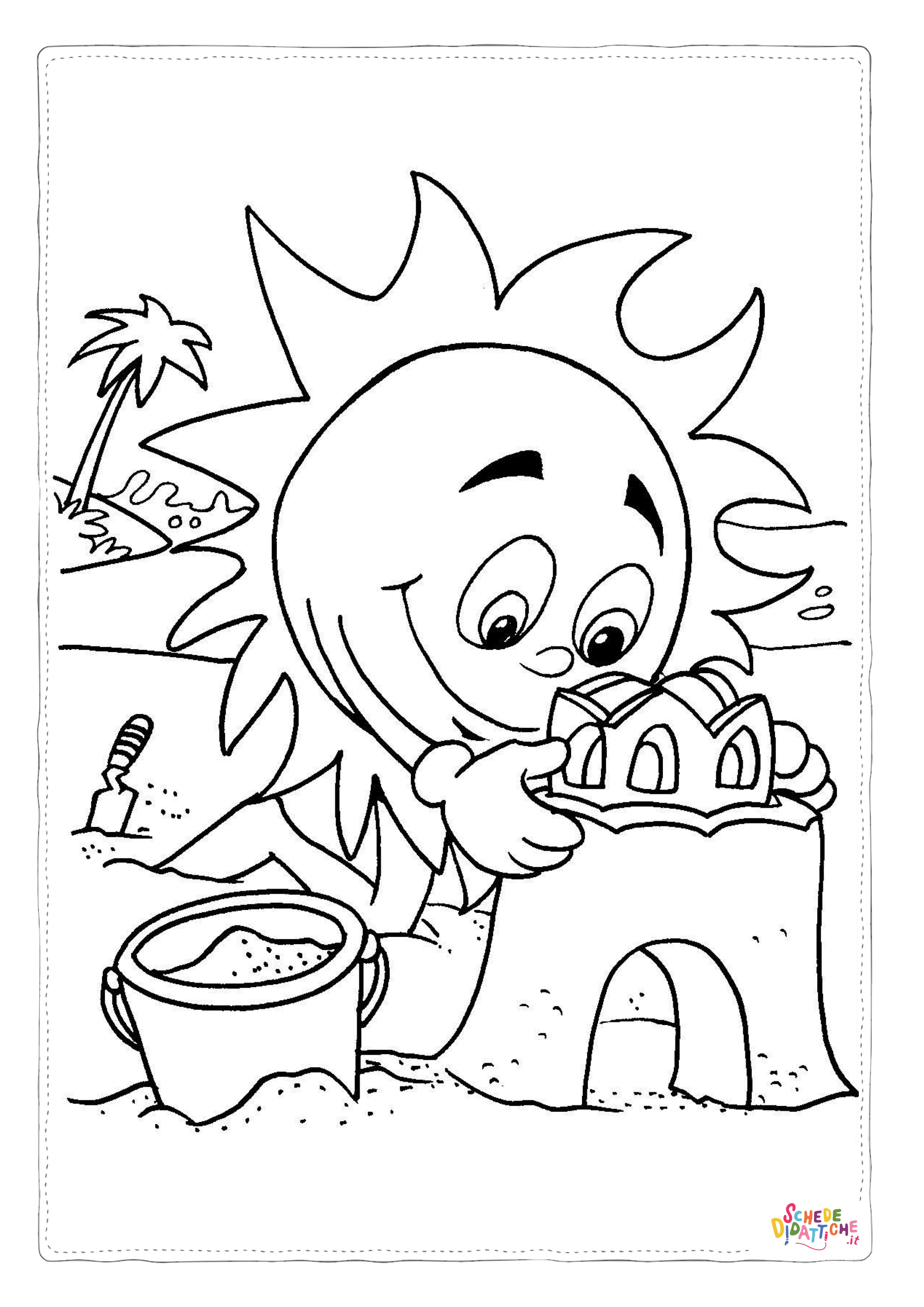 Disegno "Castelli di sapbbia in spiaggia 18" Castelli di sapbbia in spiaggia 18