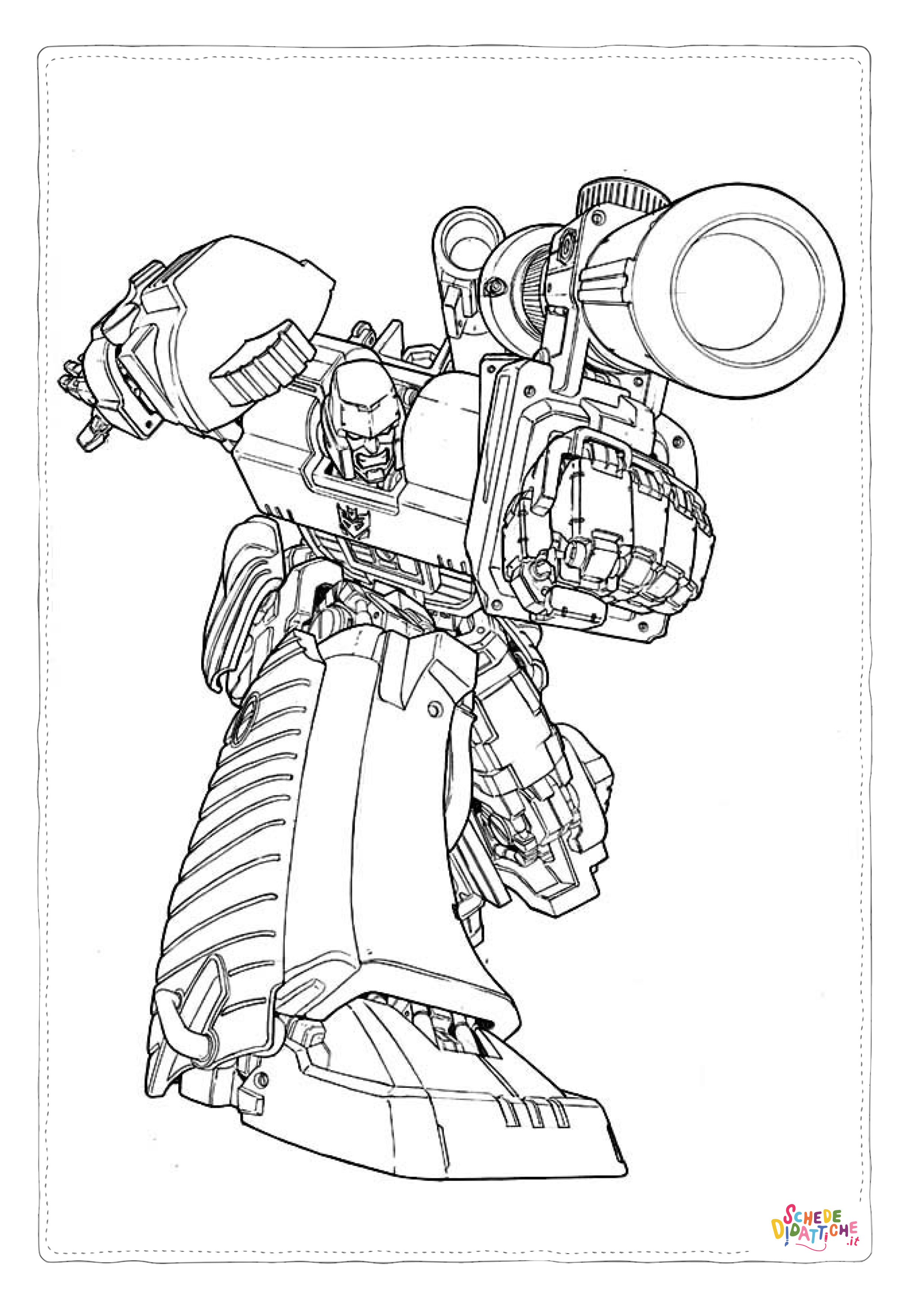 Disegno "Disegno di Transformers da stampare e colorare 2" Disegno di Transformers da stampare e colorare 2