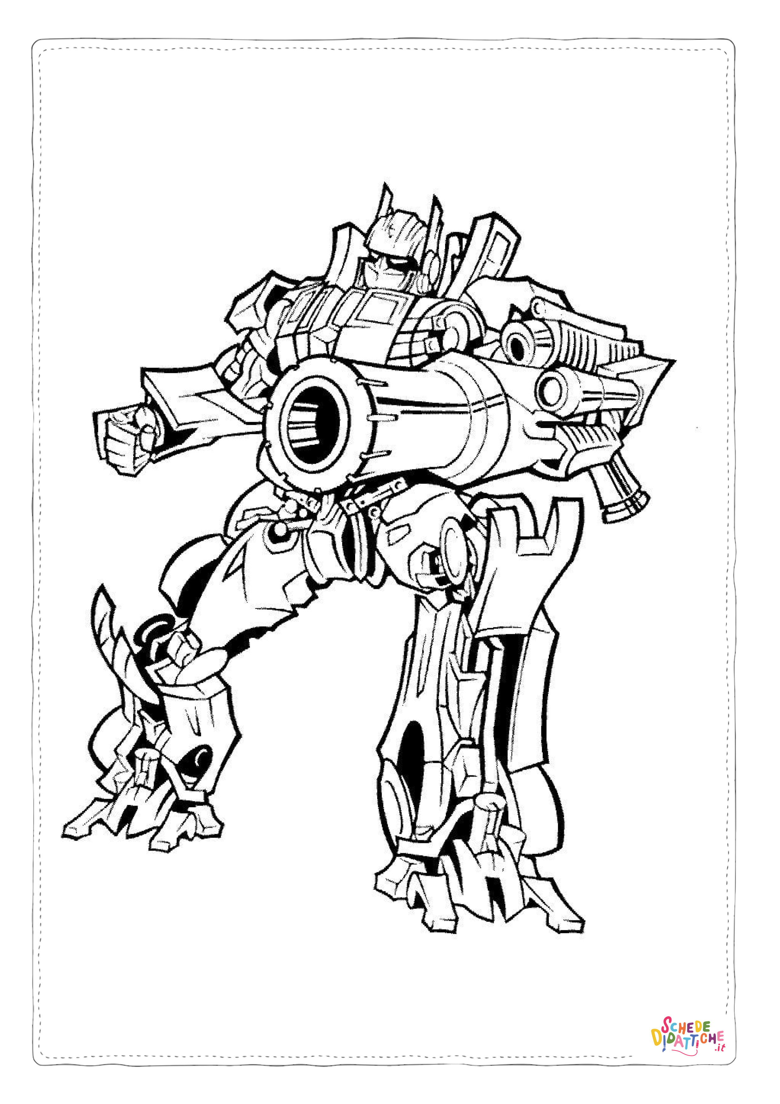 Disegno di Transformers da stampare e colorare 30
