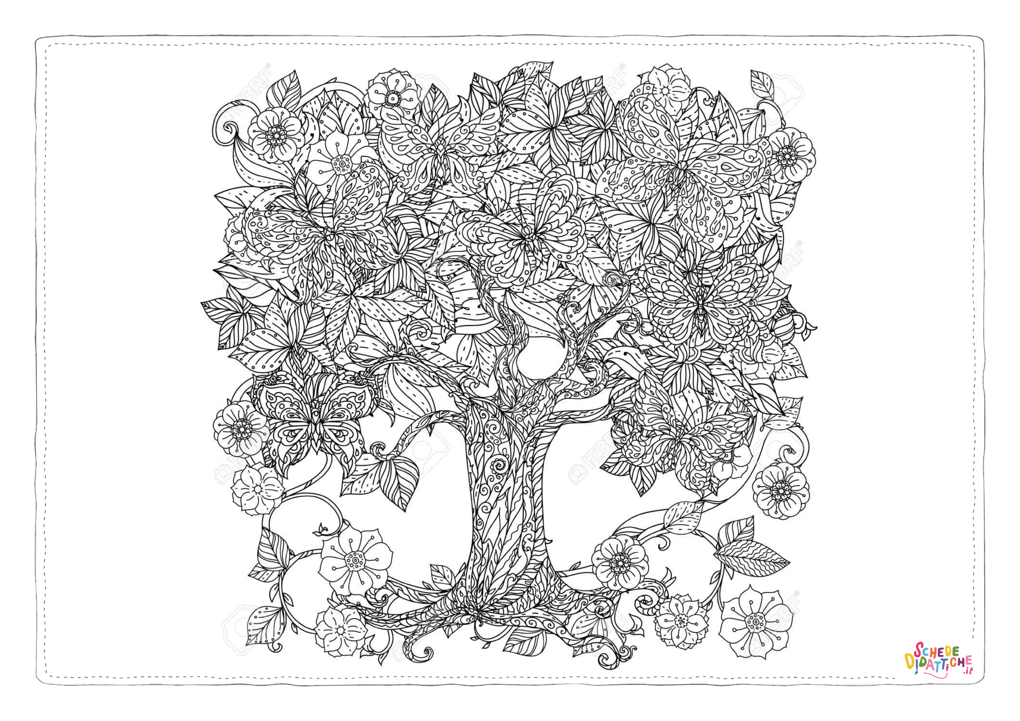 Disegno "Disegno di mandala da stampare e colorare 955" Disegno di mandala da stampare e colorare 955