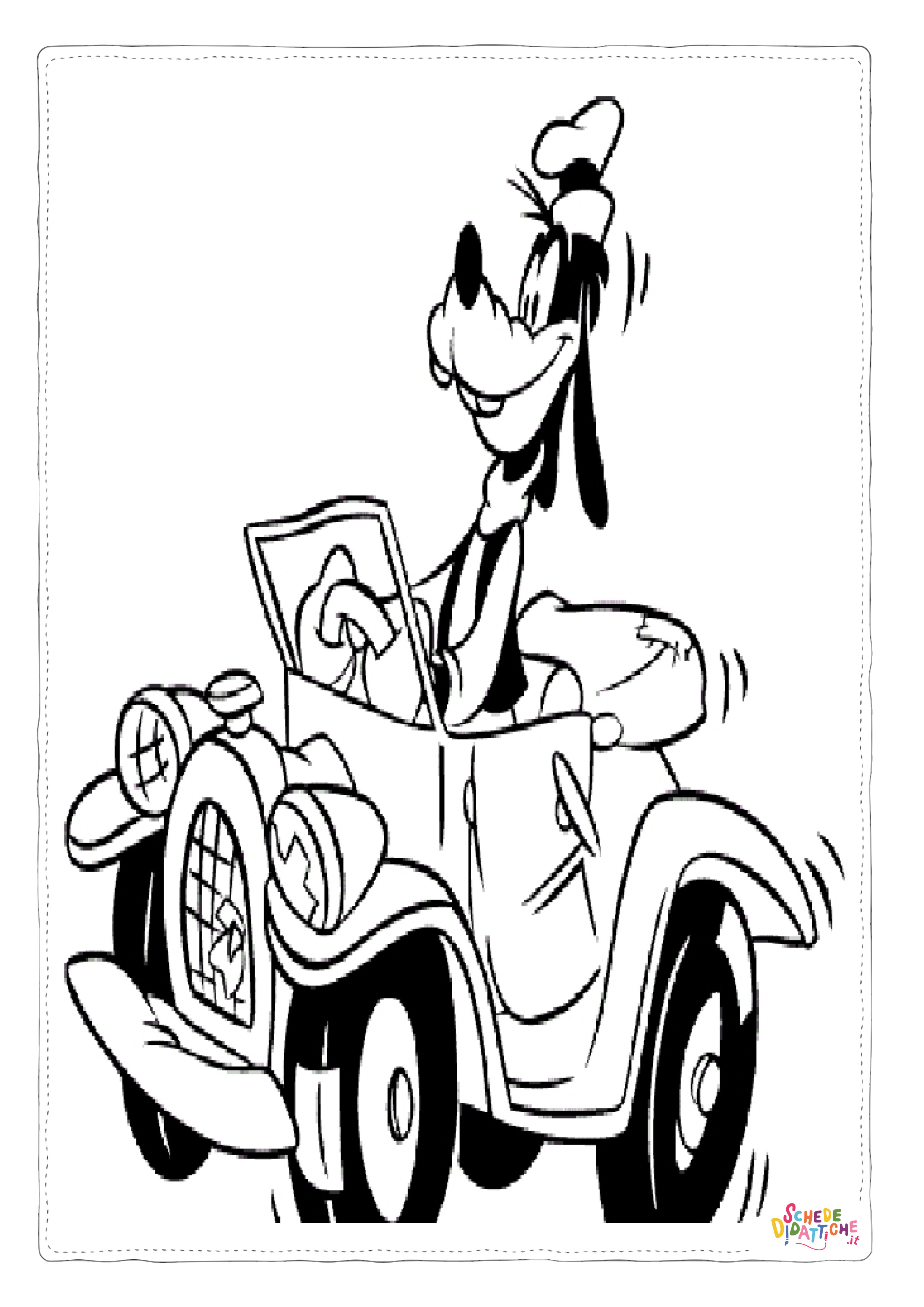 Disegno "Disegno di Pippo da stampare e colorare 34" Disegno di Pippo da stampare e colorare 34