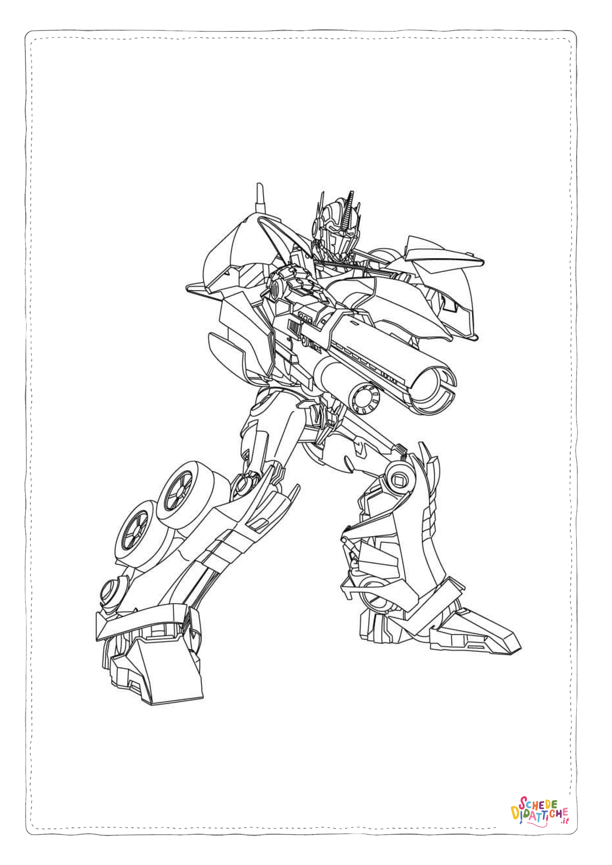 Disegno "Disegno di Transformers da stampare e colorare 64" Disegno di Transformers da stampare e colorare 64