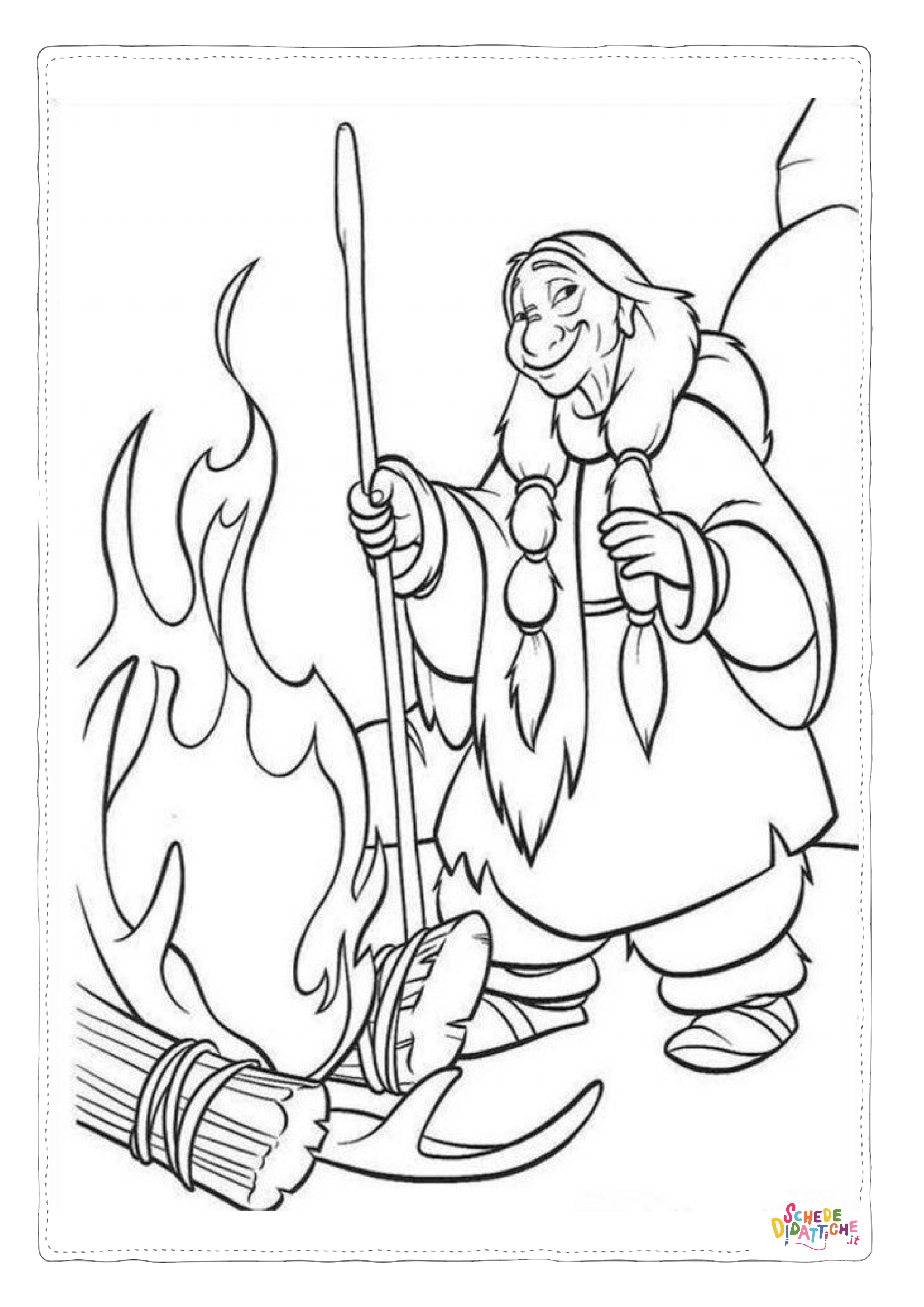 Disegno "Disegno di Indiani d'America da stampare e colorare 97" Disegno di Indiani d'America da stampare e colorare 97