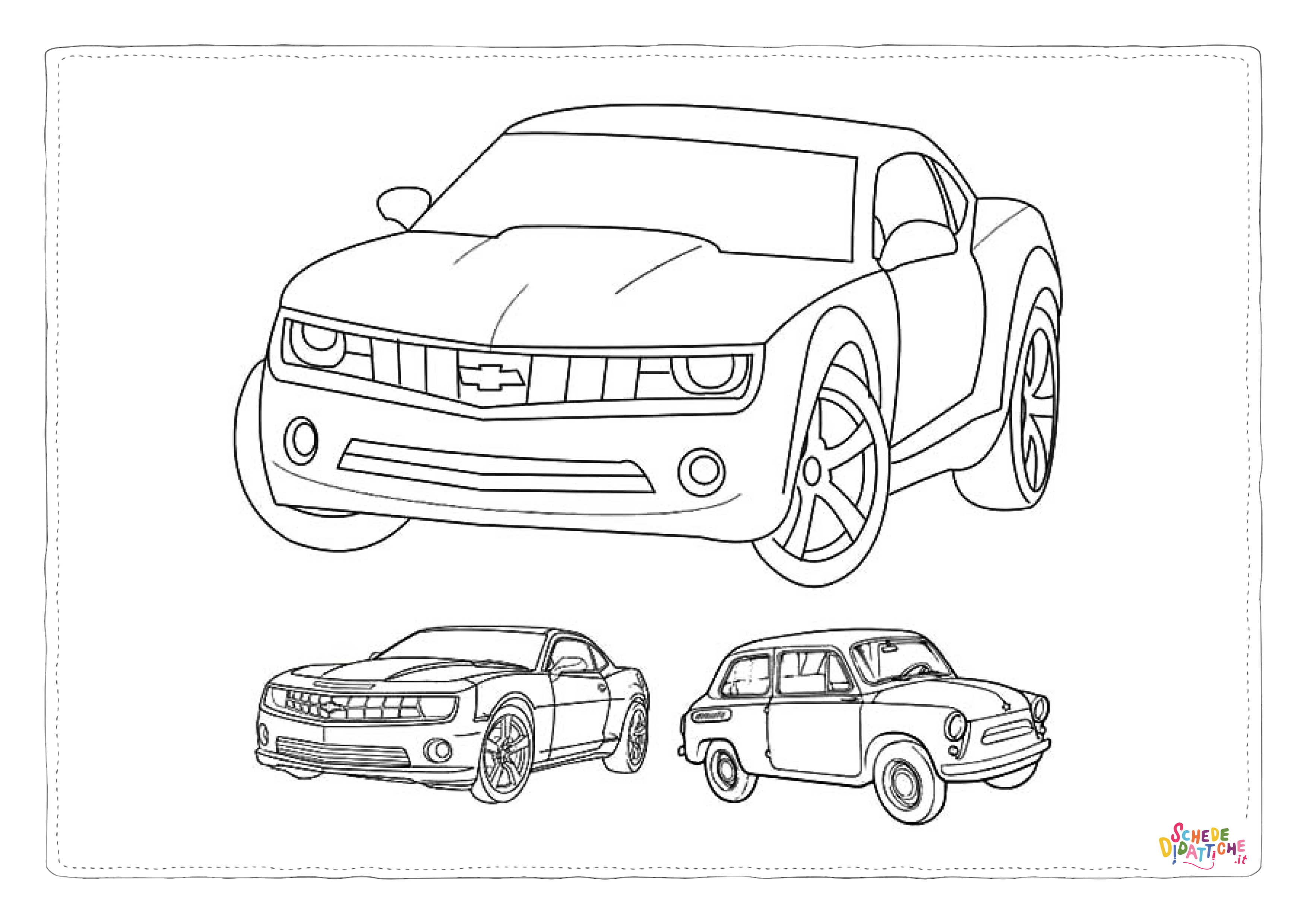 Disegno "Disegno di automobile da stampare e colorare 193" Disegno di automobile da stampare e colorare 193