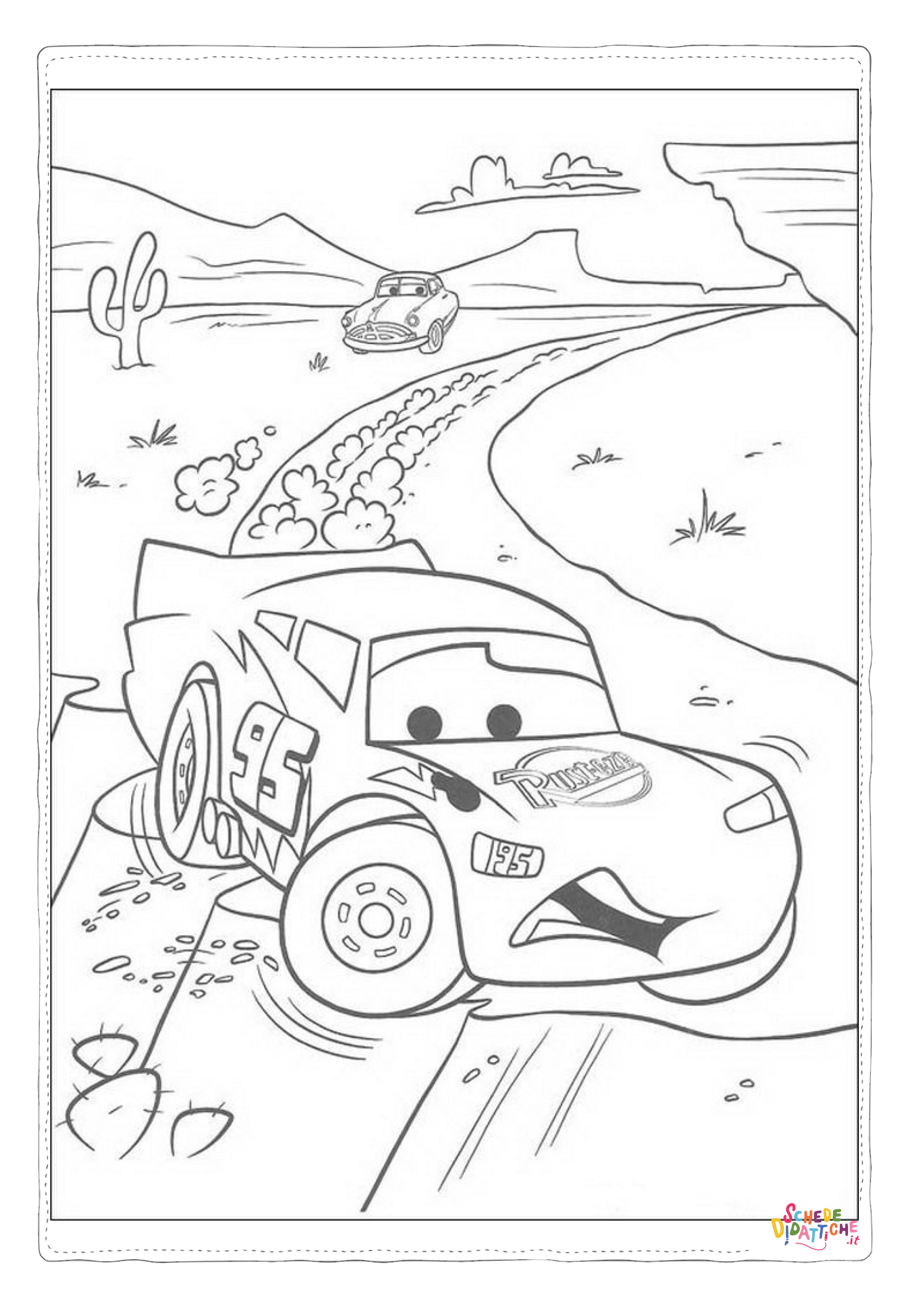 Disegno "Disegno di Cars da stampare e colorare 265" Disegno di Cars da stampare e colorare 265