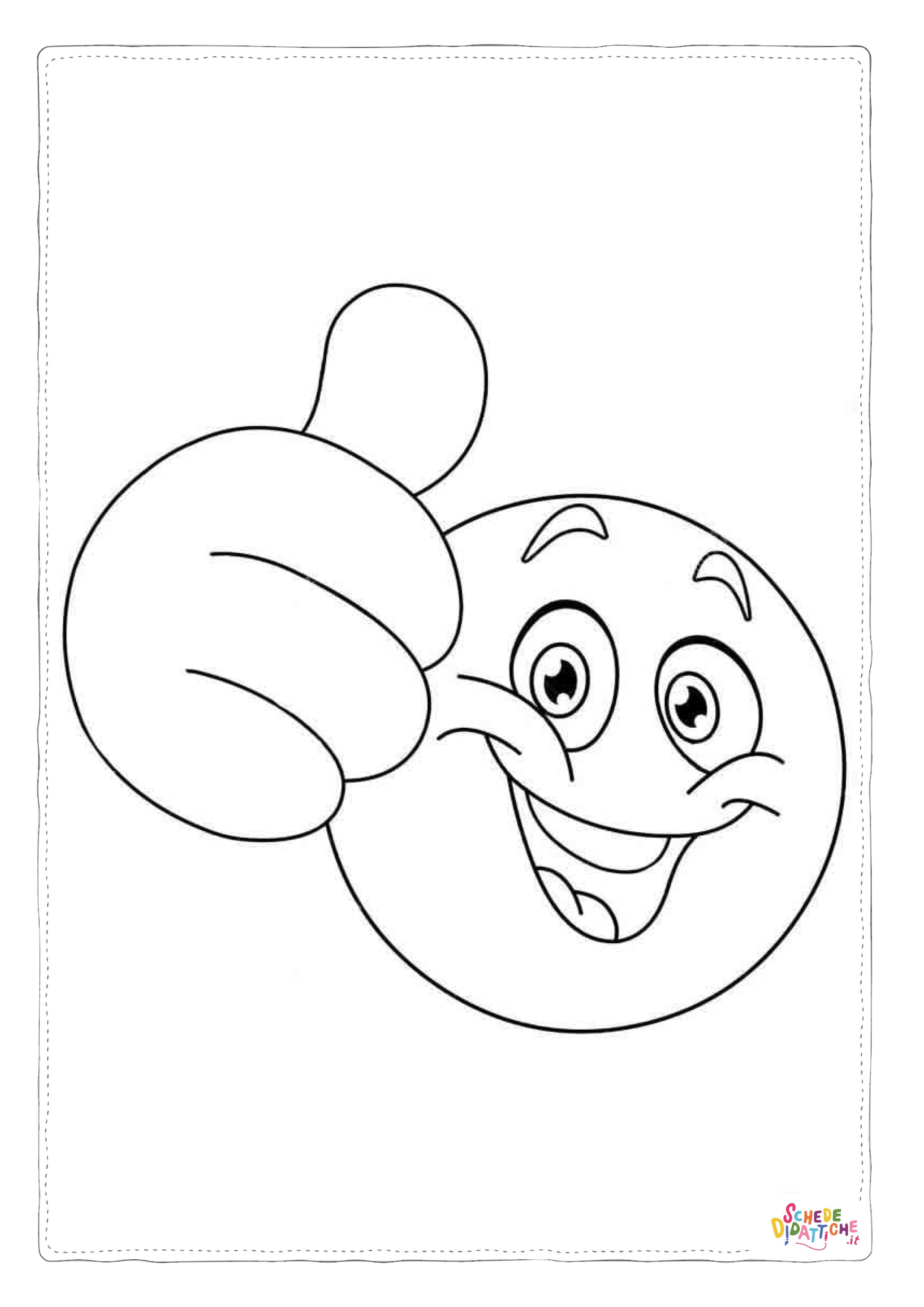 Disegno "Disegno di emoji da stampare e colorare 28" Disegno di emoji da stampare e colorare 28